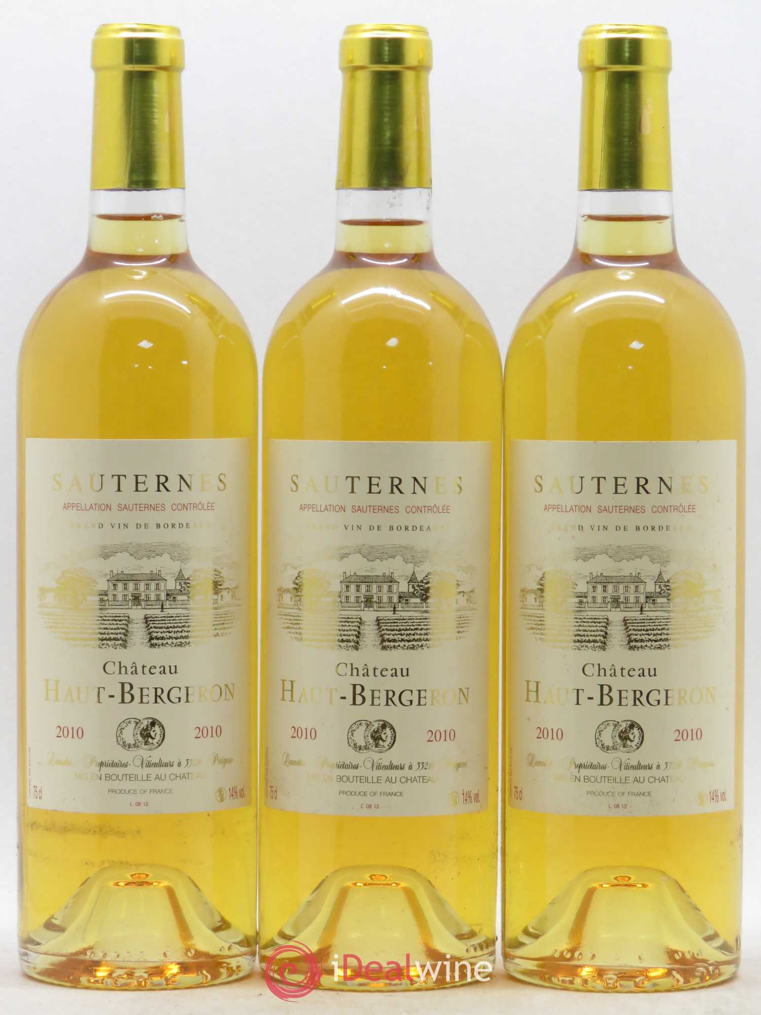 Château Haut-Bergeron 2010 - Lotto di 6 bottiglie - 1