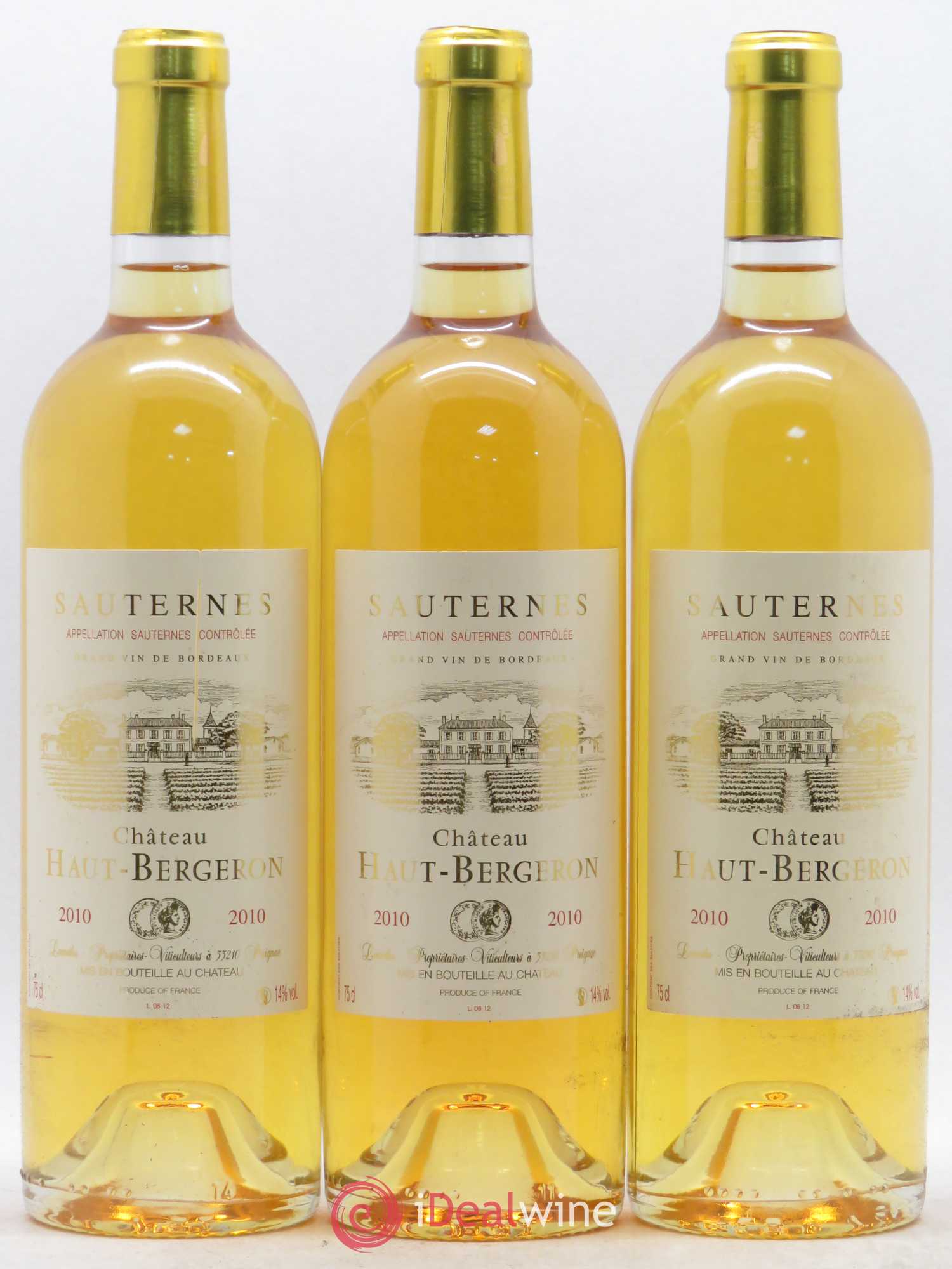 Château Haut-Bergeron 2010 - Lotto di 6 bottiglie - 2