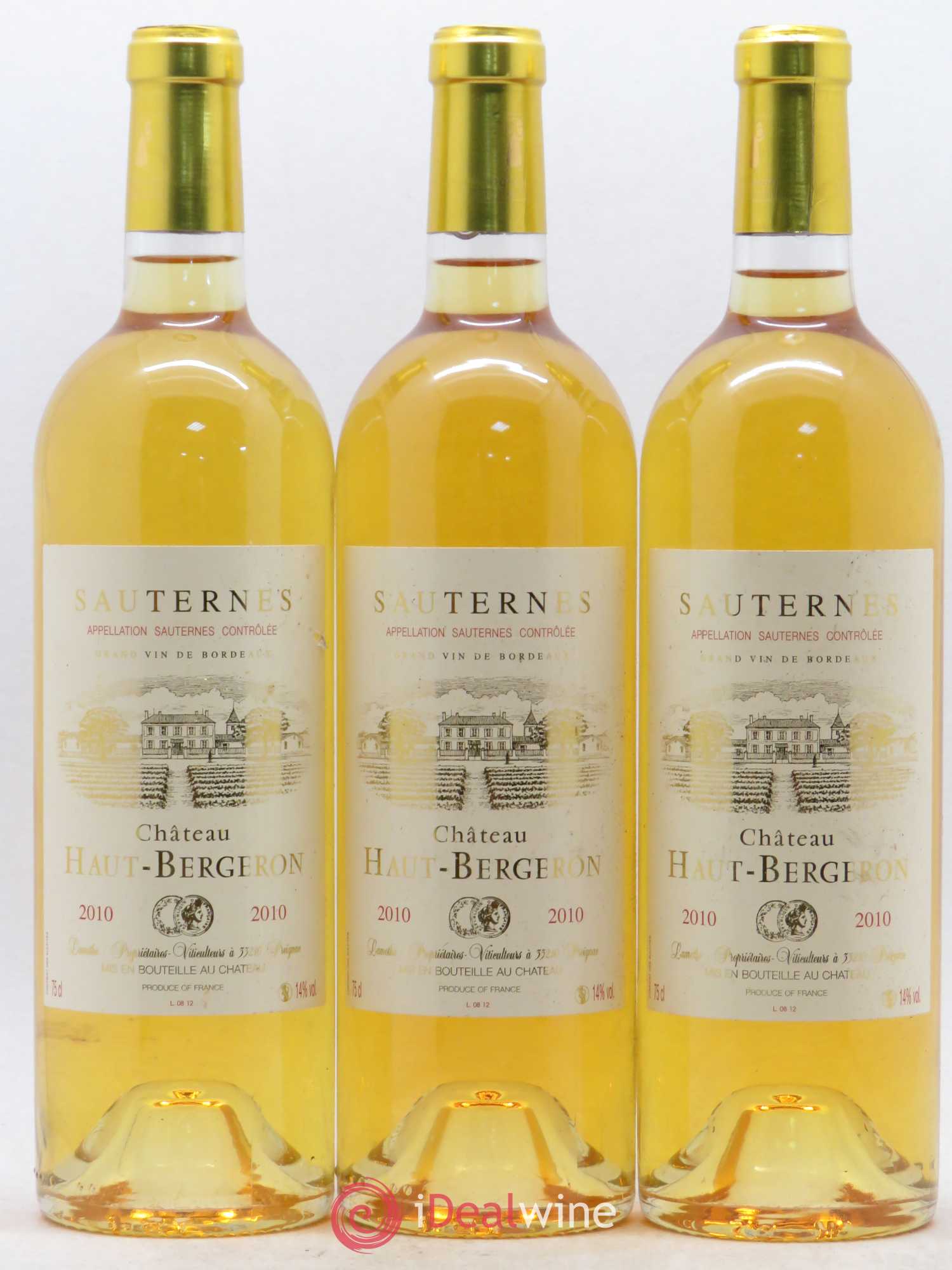 Château Haut-Bergeron 2010 - Lotto di 6 bottiglie - 1