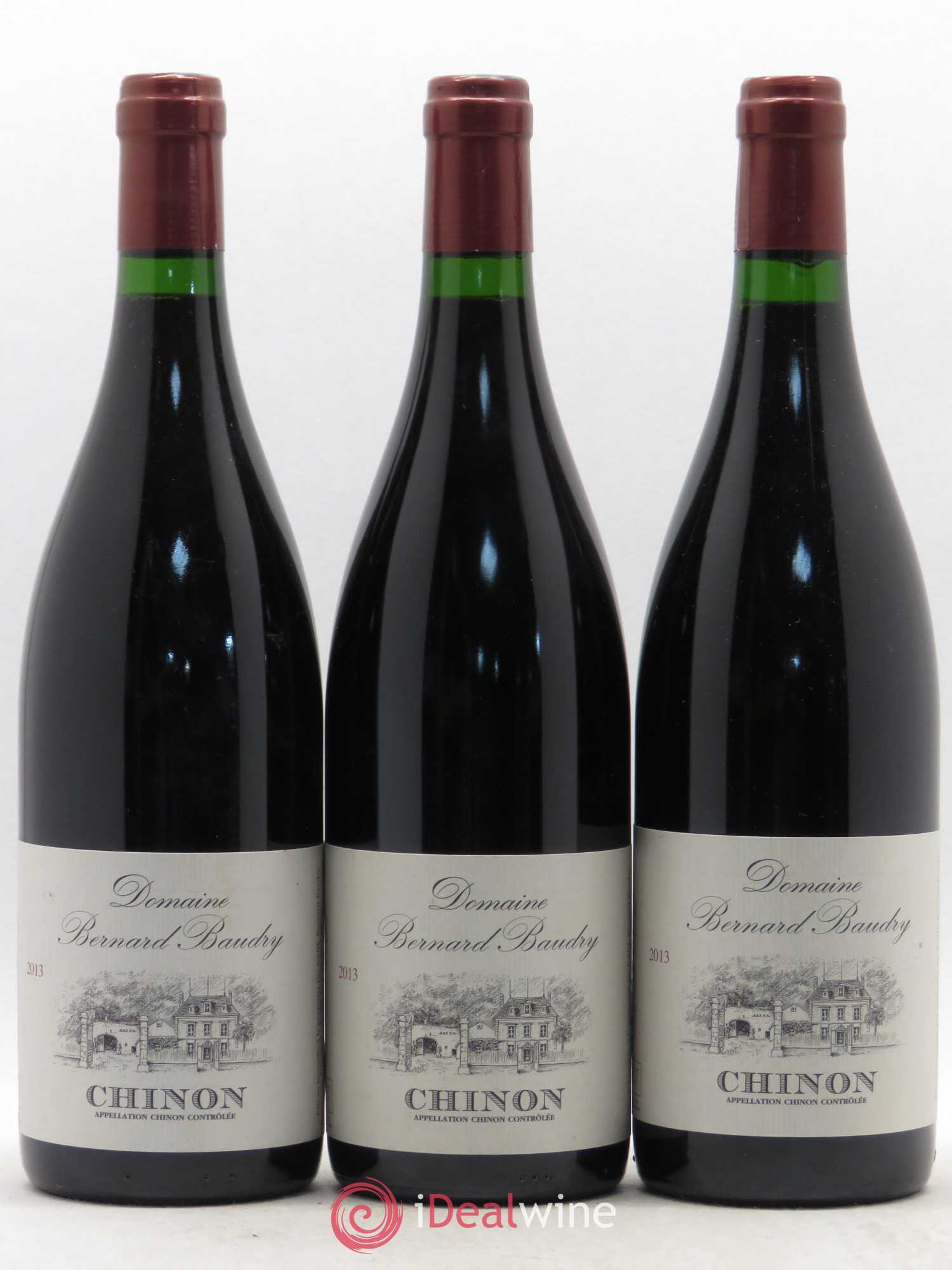 Chinon Bernard Baudry 2013 - Lot de 3 bouteilles - 0
