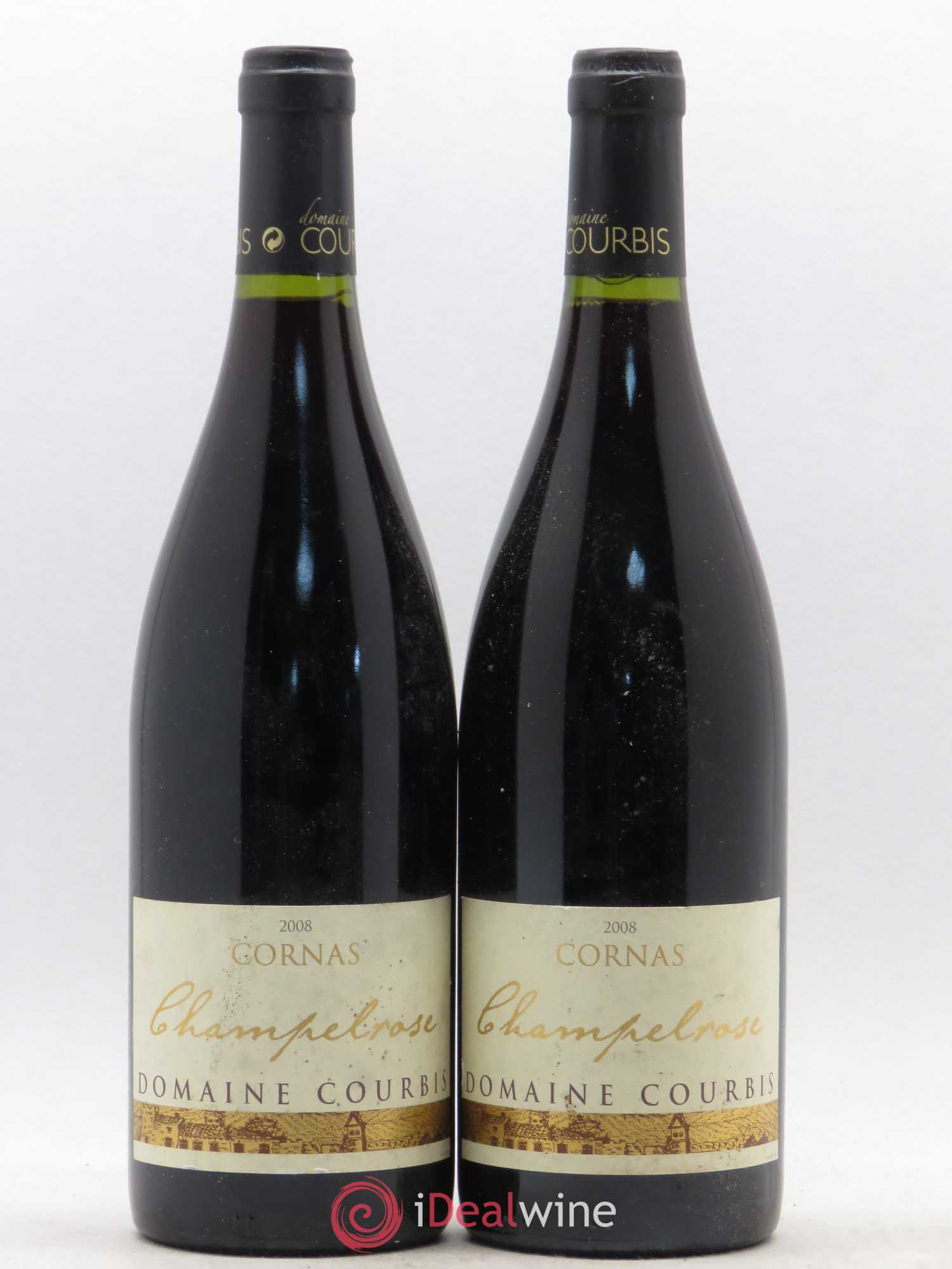 Cornas Champelrose Domaine Courbis 2008 - Posten von 2 Flaschen - 0