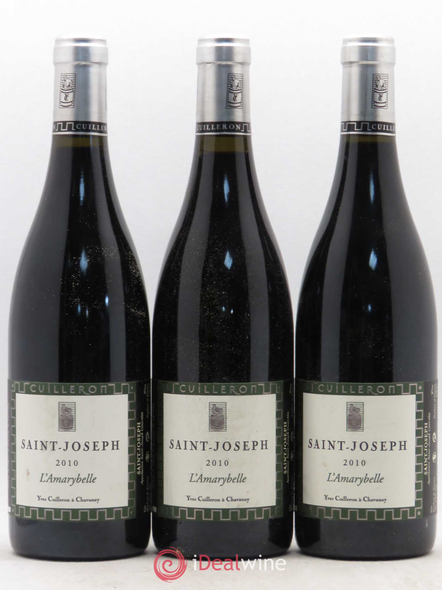 Saint-Joseph Amarybelles Domaine Cuilleron 2010 - Posten von 3 Flaschen - 0