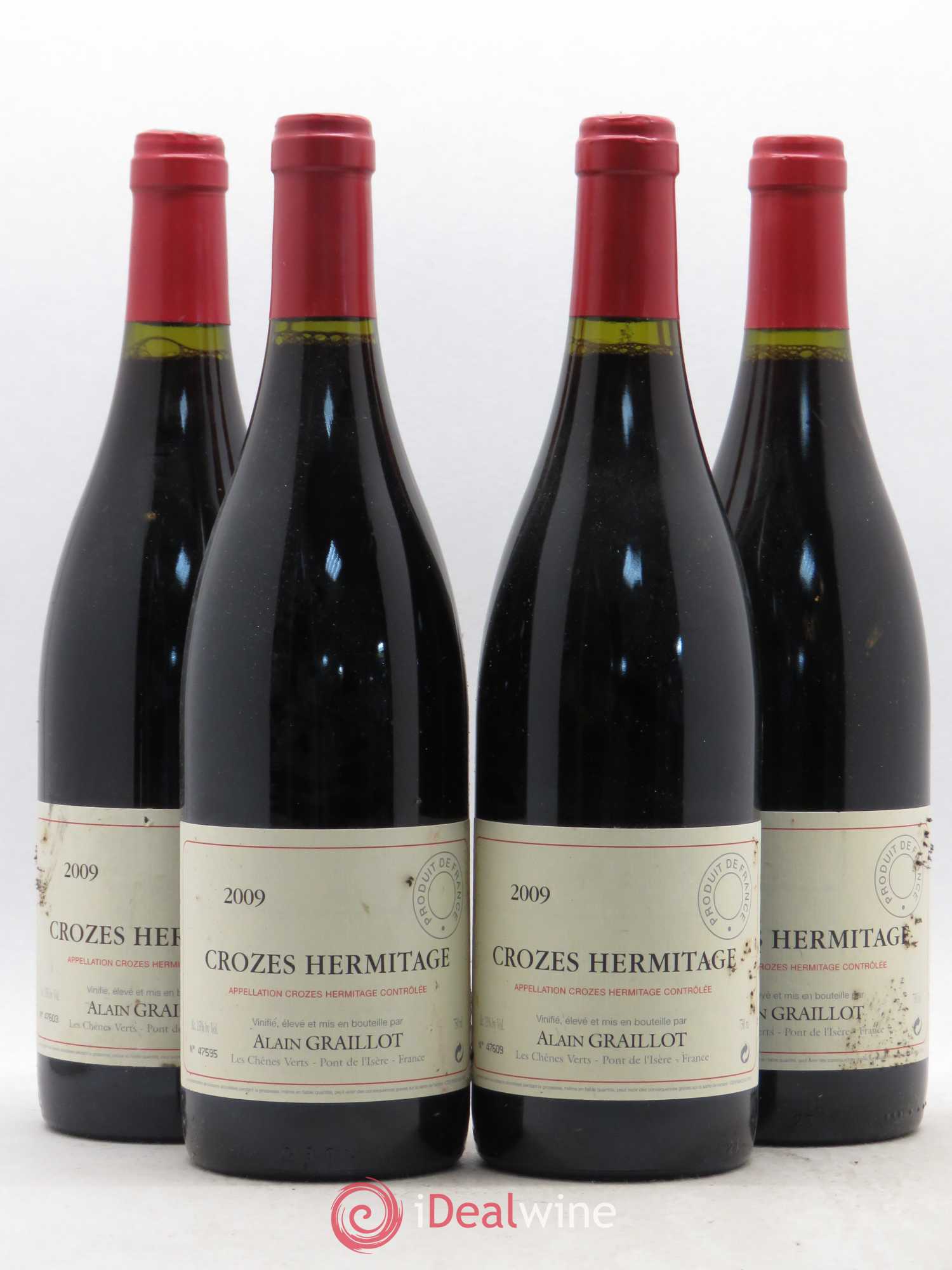 Crozes-Hermitage Domaine Graillot 2009 - Lot de 4 bouteilles - 0