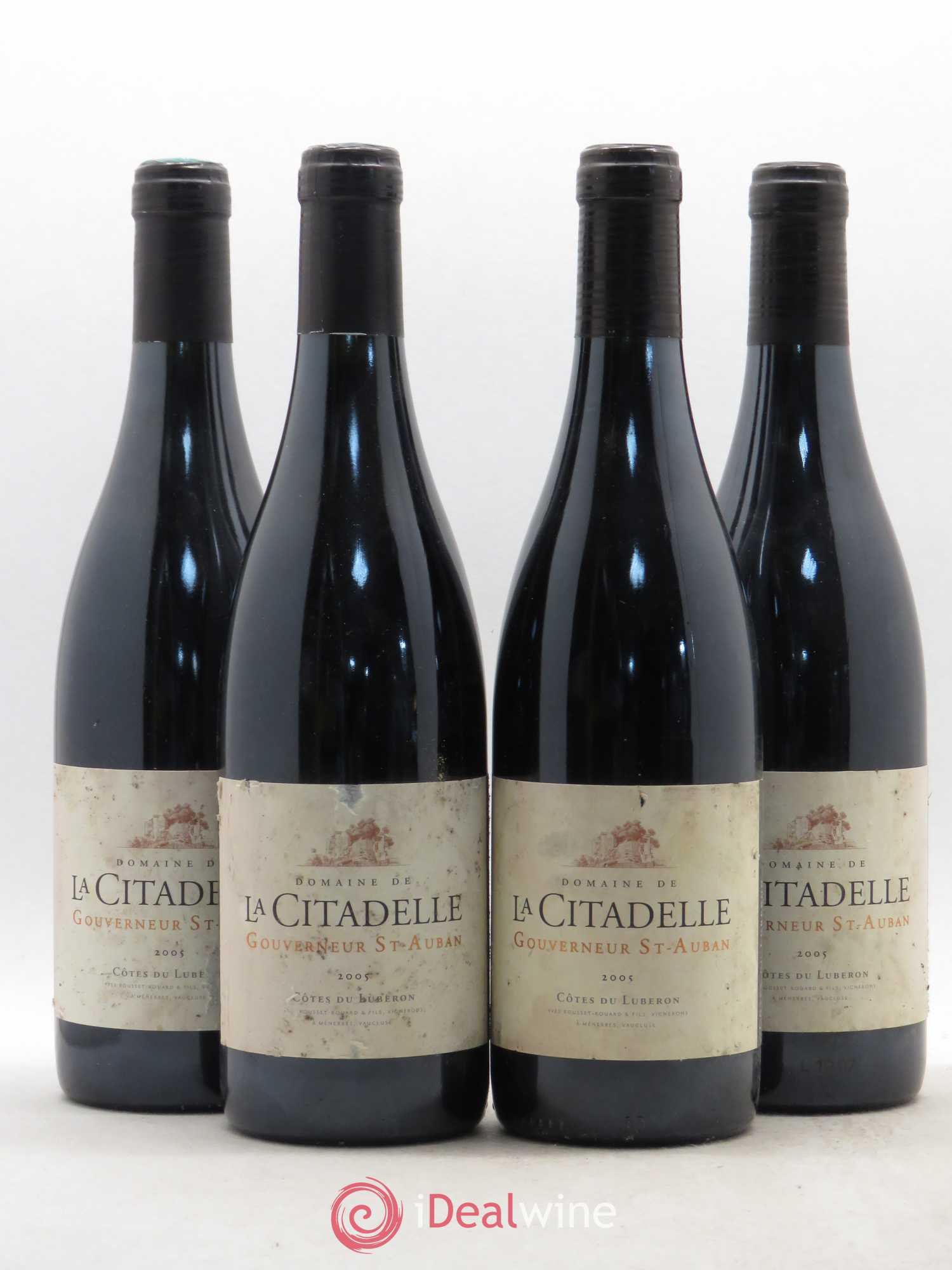 Luberon Gouverneur Saint Auban Domaine de la Citadelle 2000 - Lot de 4 bouteilles - 0