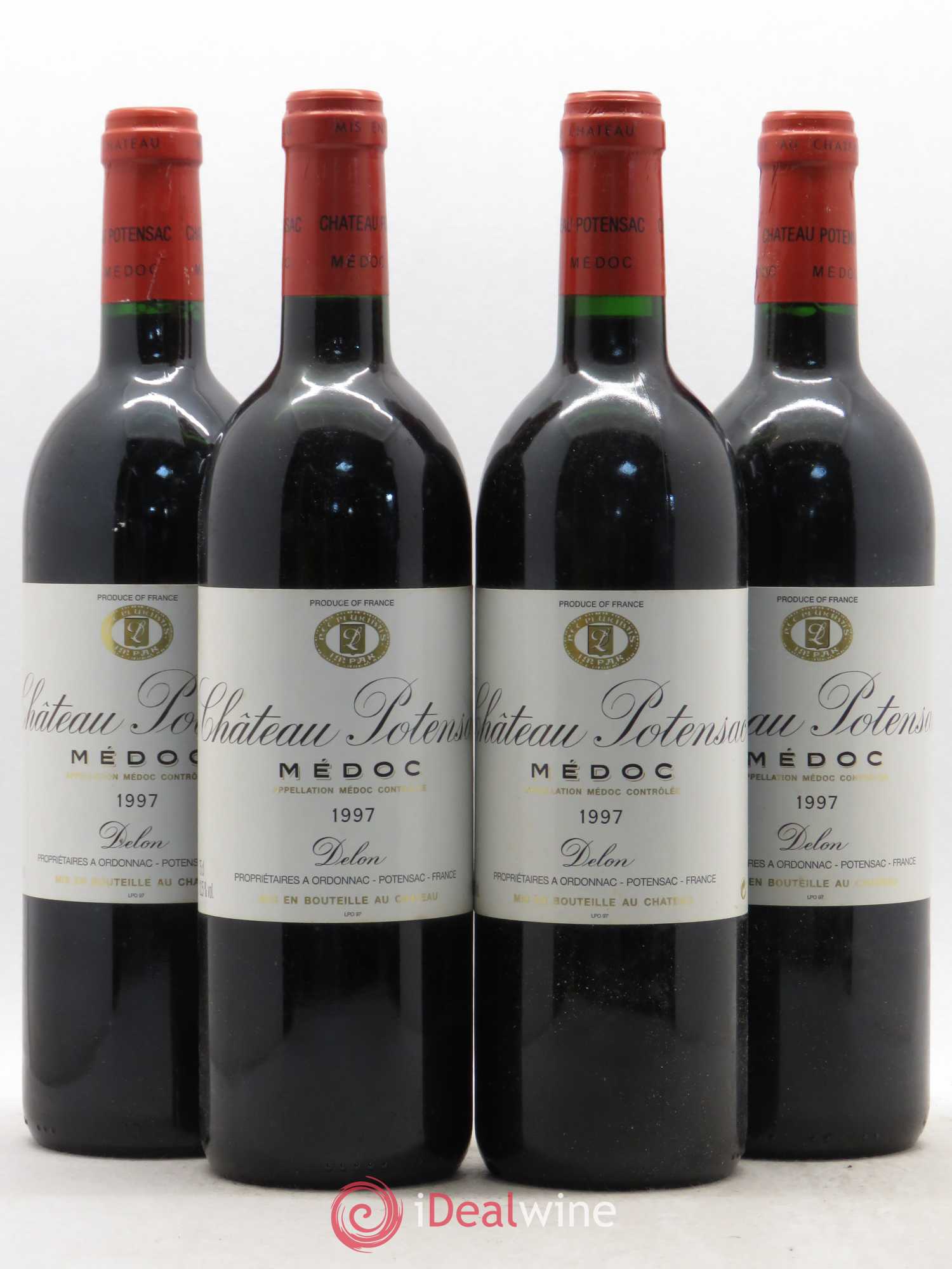 Château Potensac 1997 - Posten von 4 Flaschen - 0