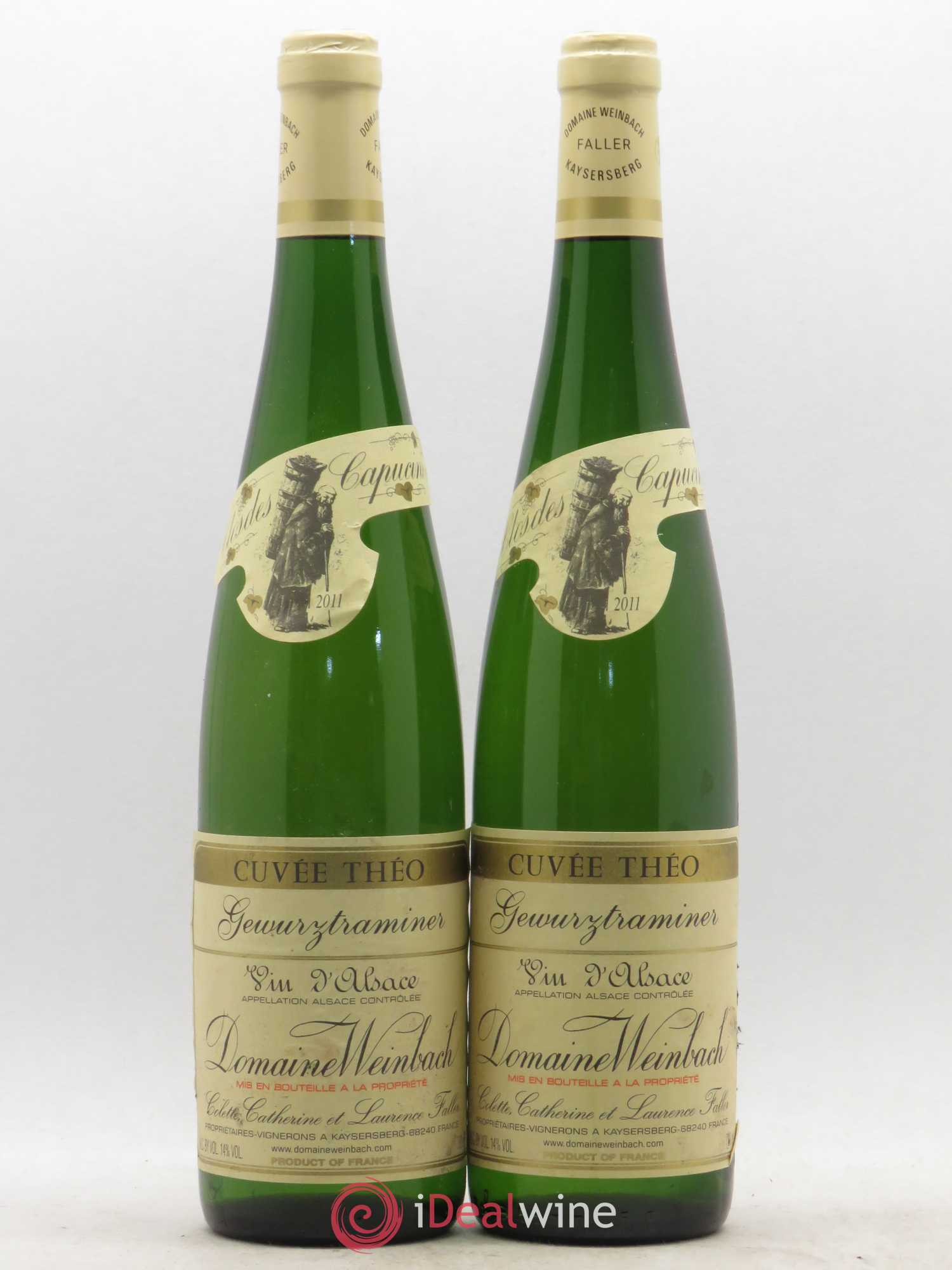 Alsace Gewurztraminer Cuvée Théo Weinbach (Domaine) 2011 - Lot de 2 bouteilles - 0