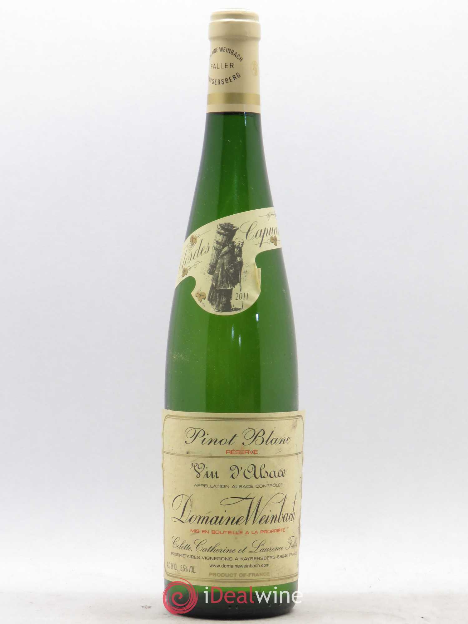 Alsace Pinot Blanc Weinbach (Domaine) Réserve 2011 - Lot de 1 bouteille - 0