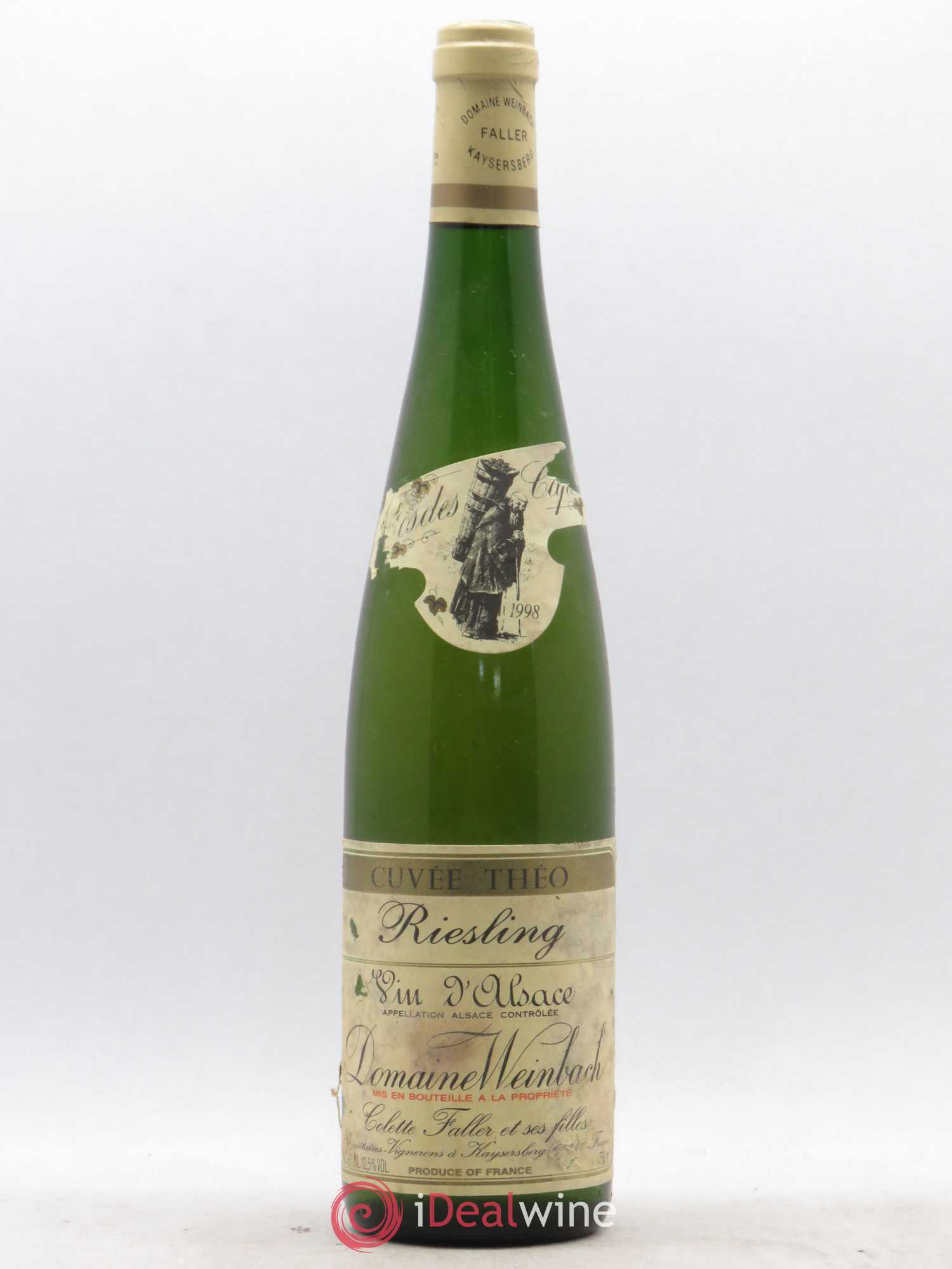 Alsace Riesling Cuvée Théo Weinbach (Domaine) 1998 - Lot de 1 bouteille - 0