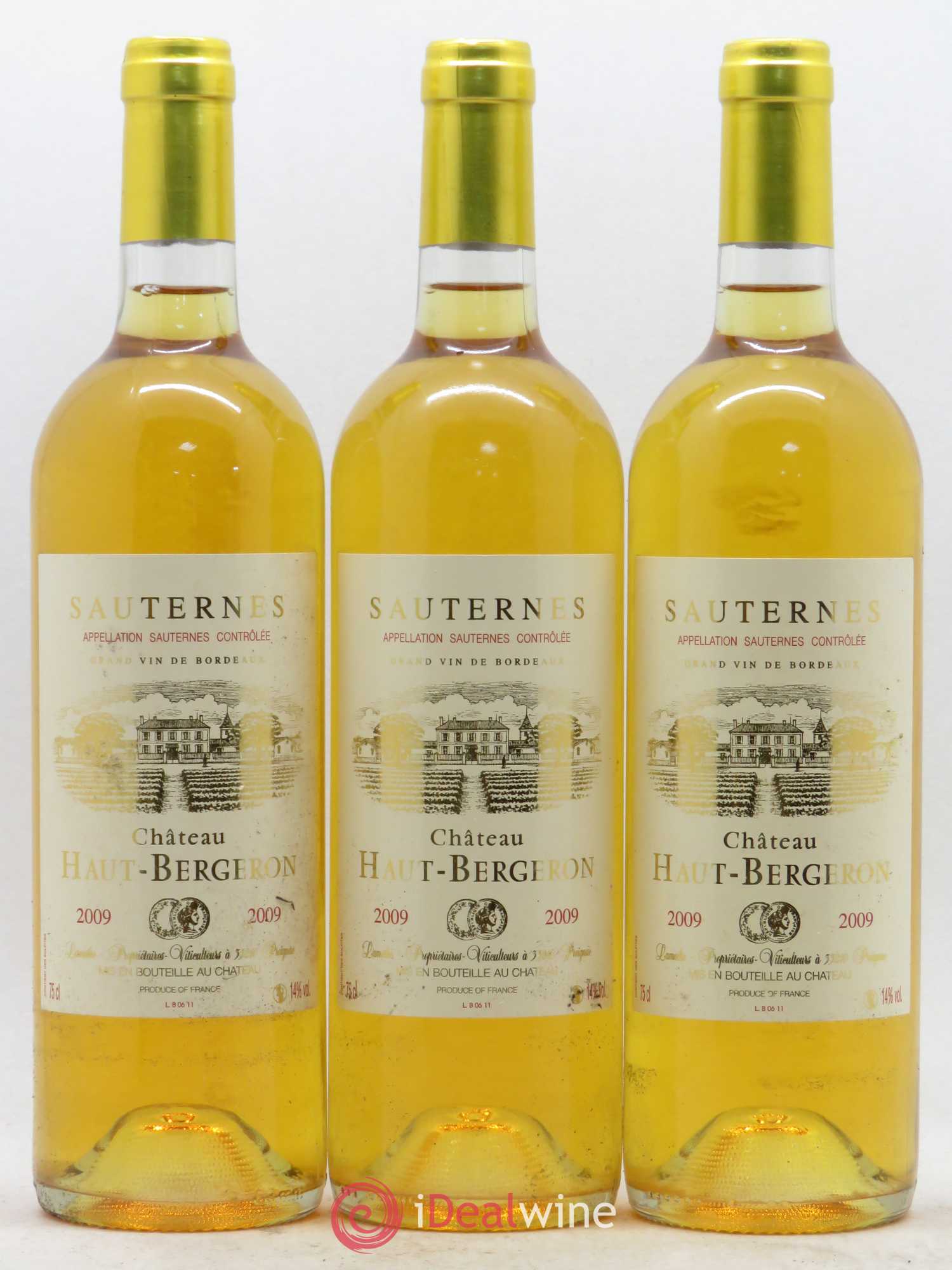 Château Haut-Bergeron 2009 - Lot de 6 bouteilles - 1