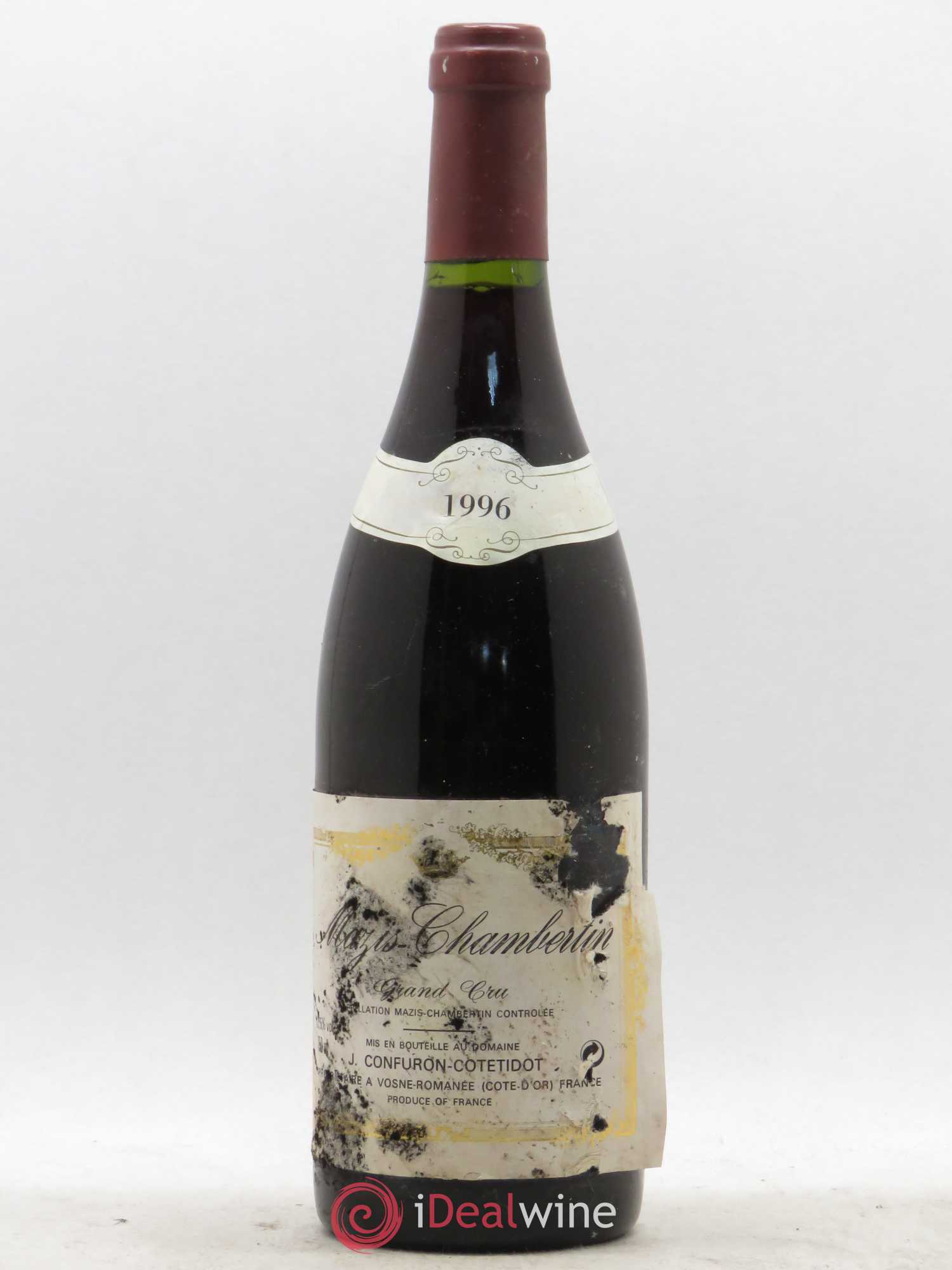 Mazis-Chambertin Grand Cru Confuron-Cotetidot 1996 - Lot de 1 bouteille - 0