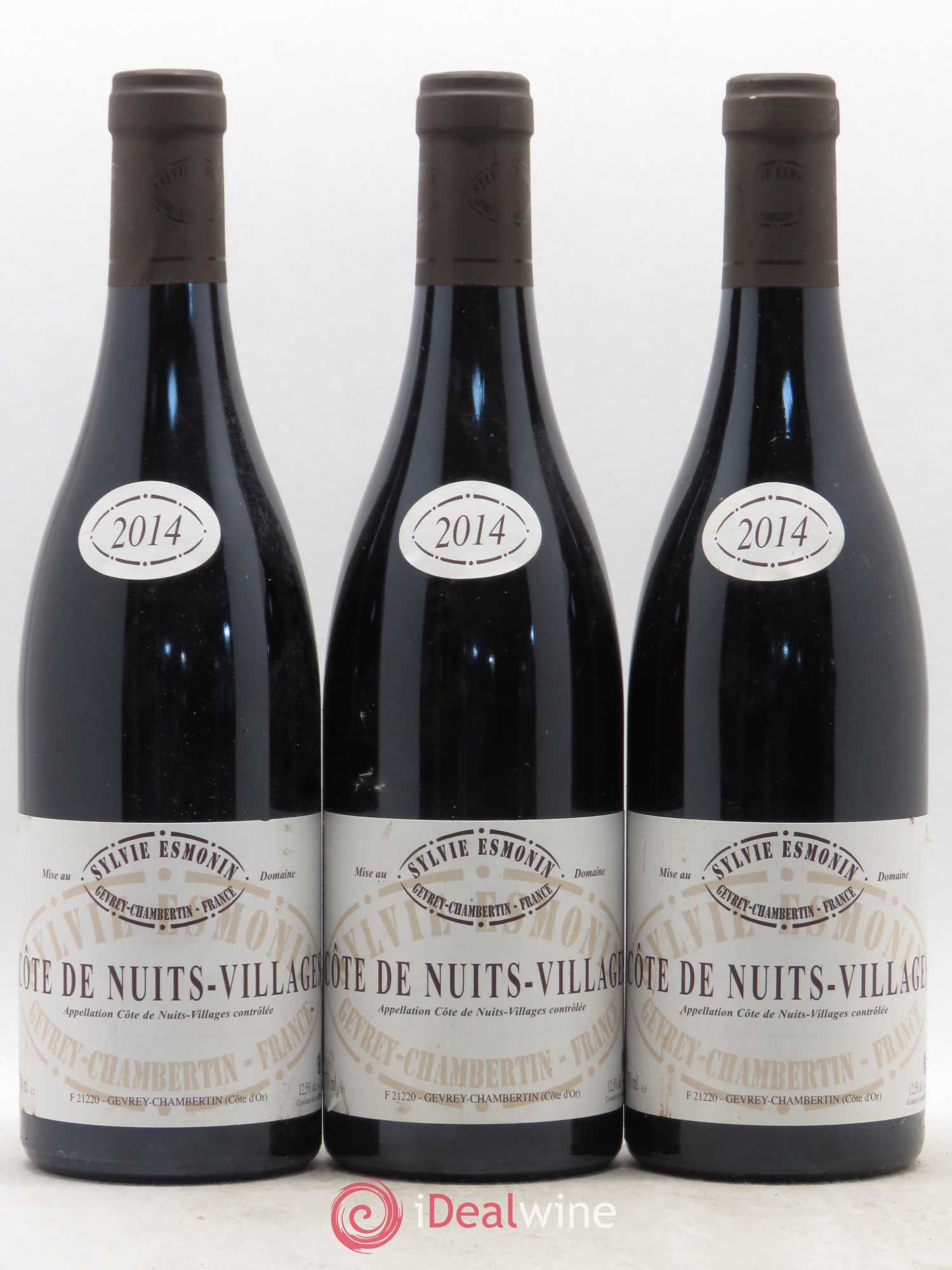 Côte de Nuits-Villages Domaine Sylvie Esmonin 2014 - Lot de 6 bouteilles - 1