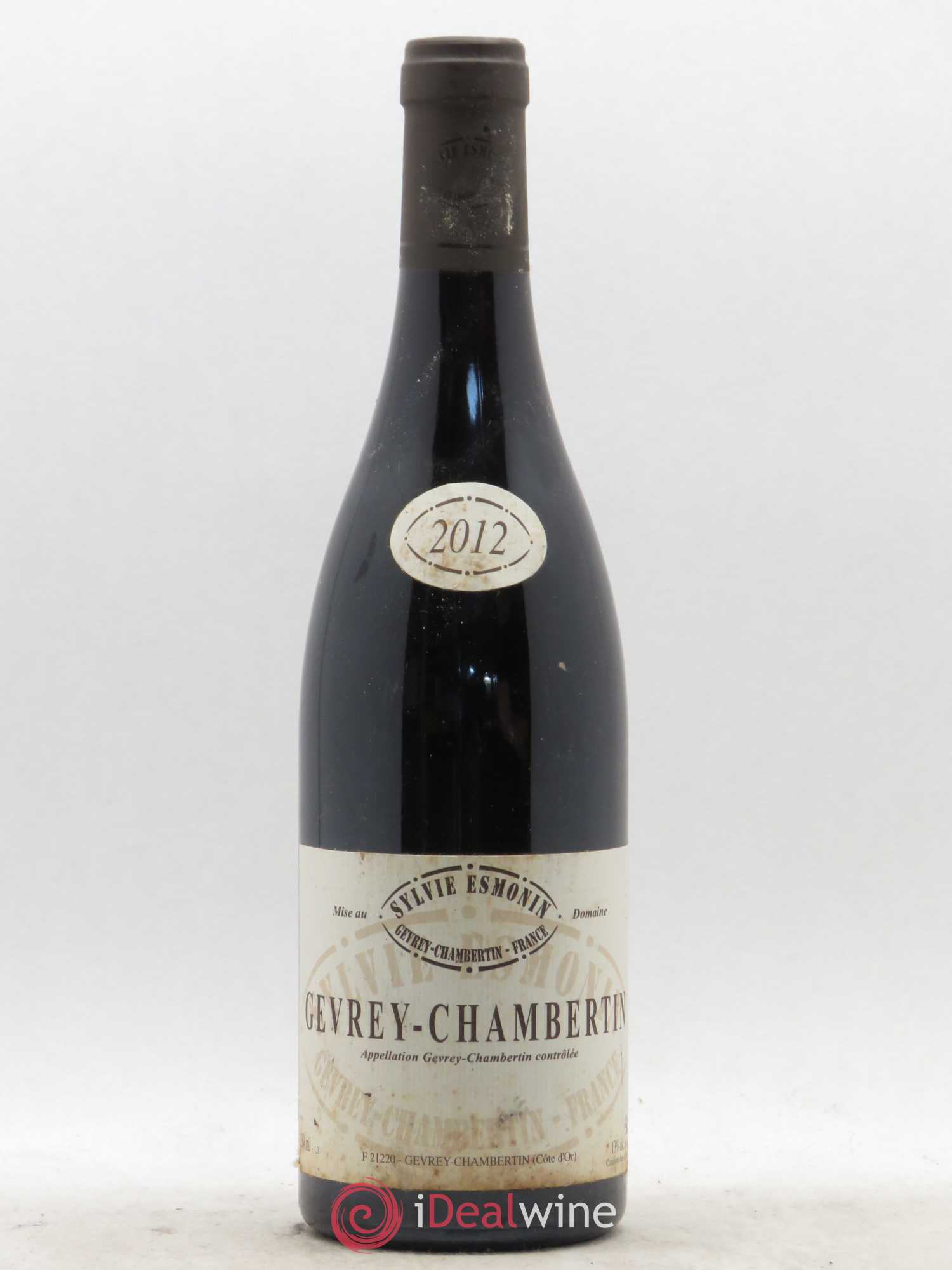 Gevrey-Chambertin Domaine Sylvie Esmonin 2012 - Lot de 1 bouteille - 0