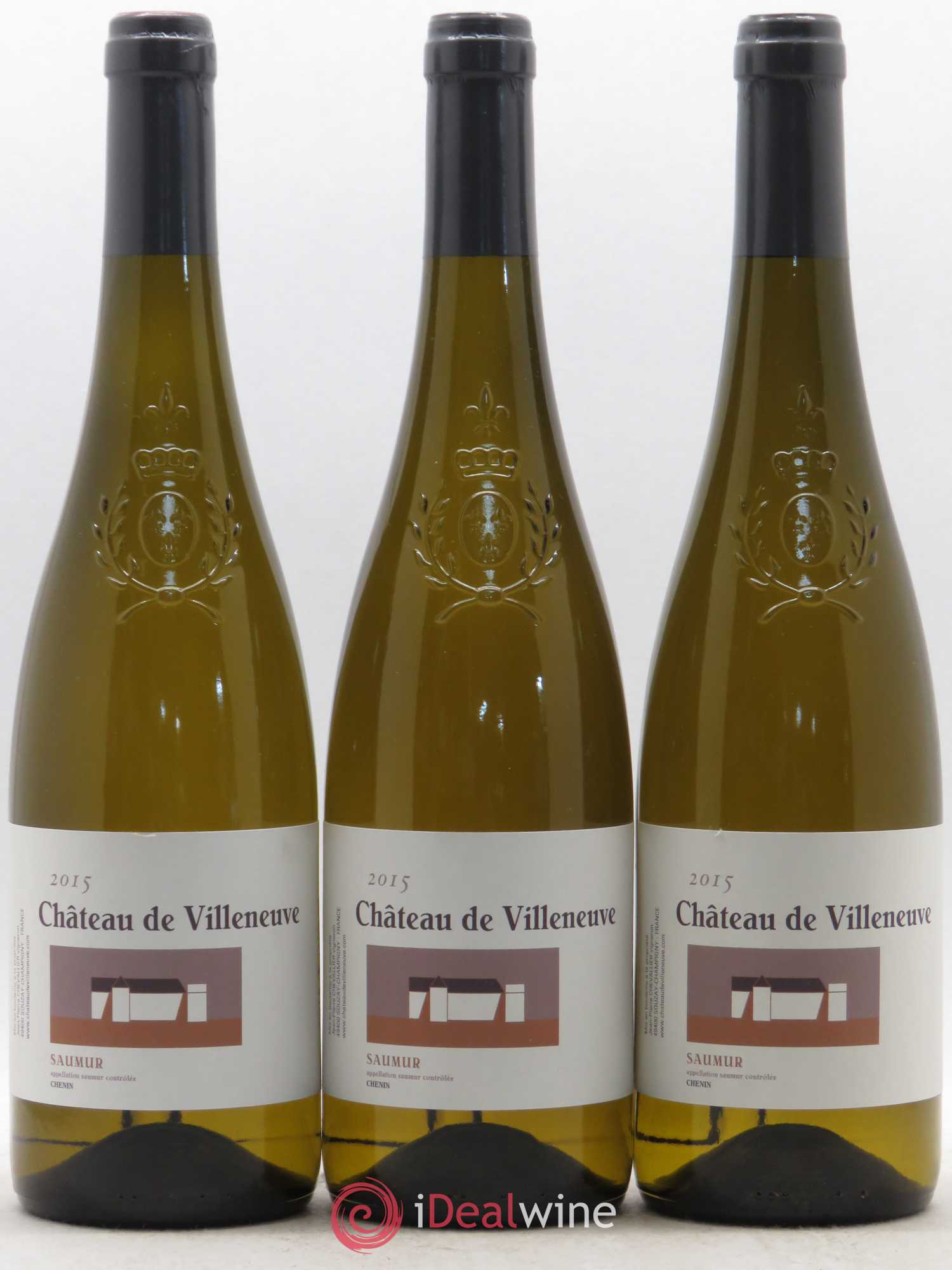 Saumur Château de Villeneuve 2015 - Lot de 6 bouteilles - 1