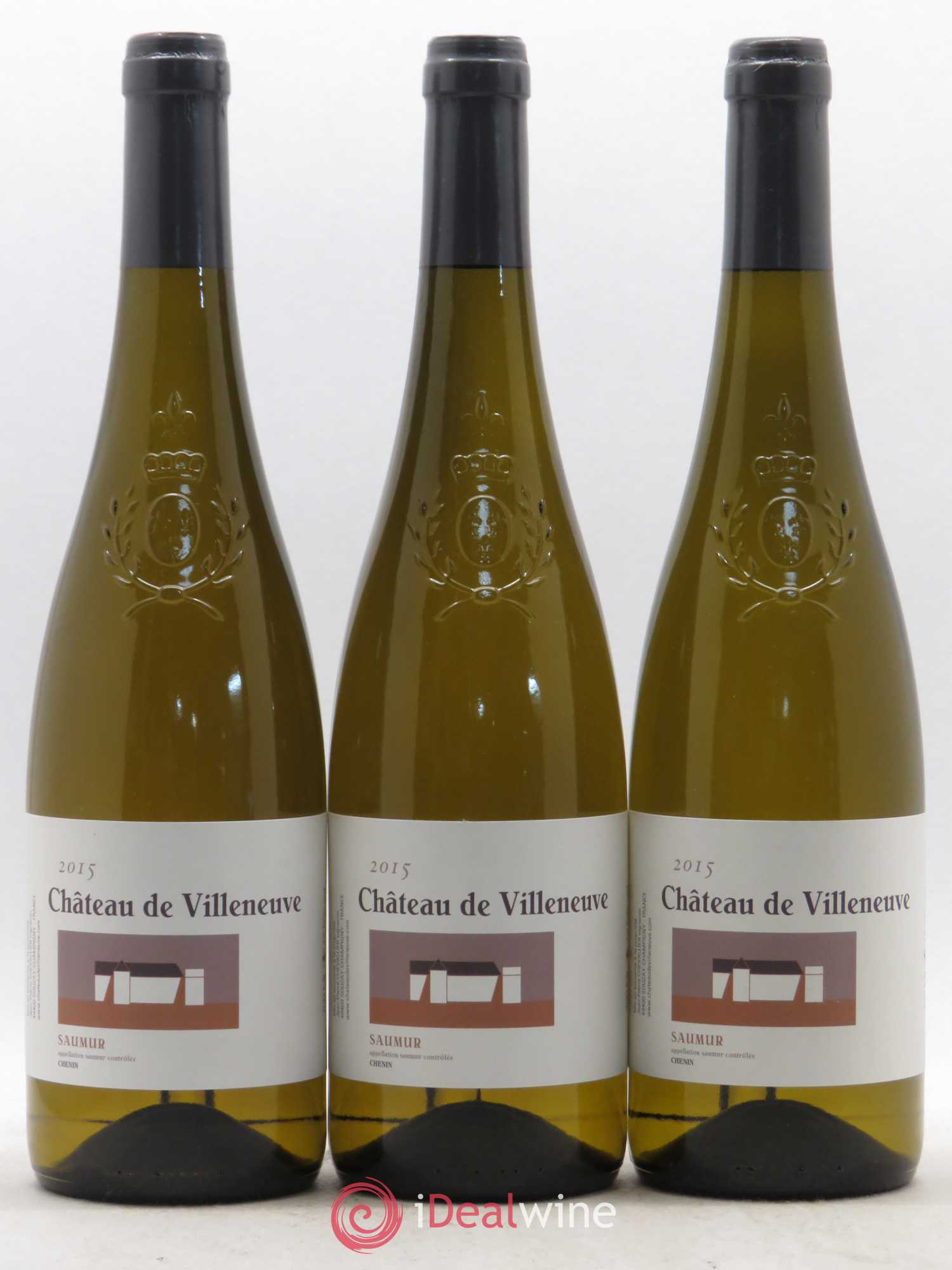 Saumur Château de Villeneuve 2015 - Lot de 6 bouteilles - 2