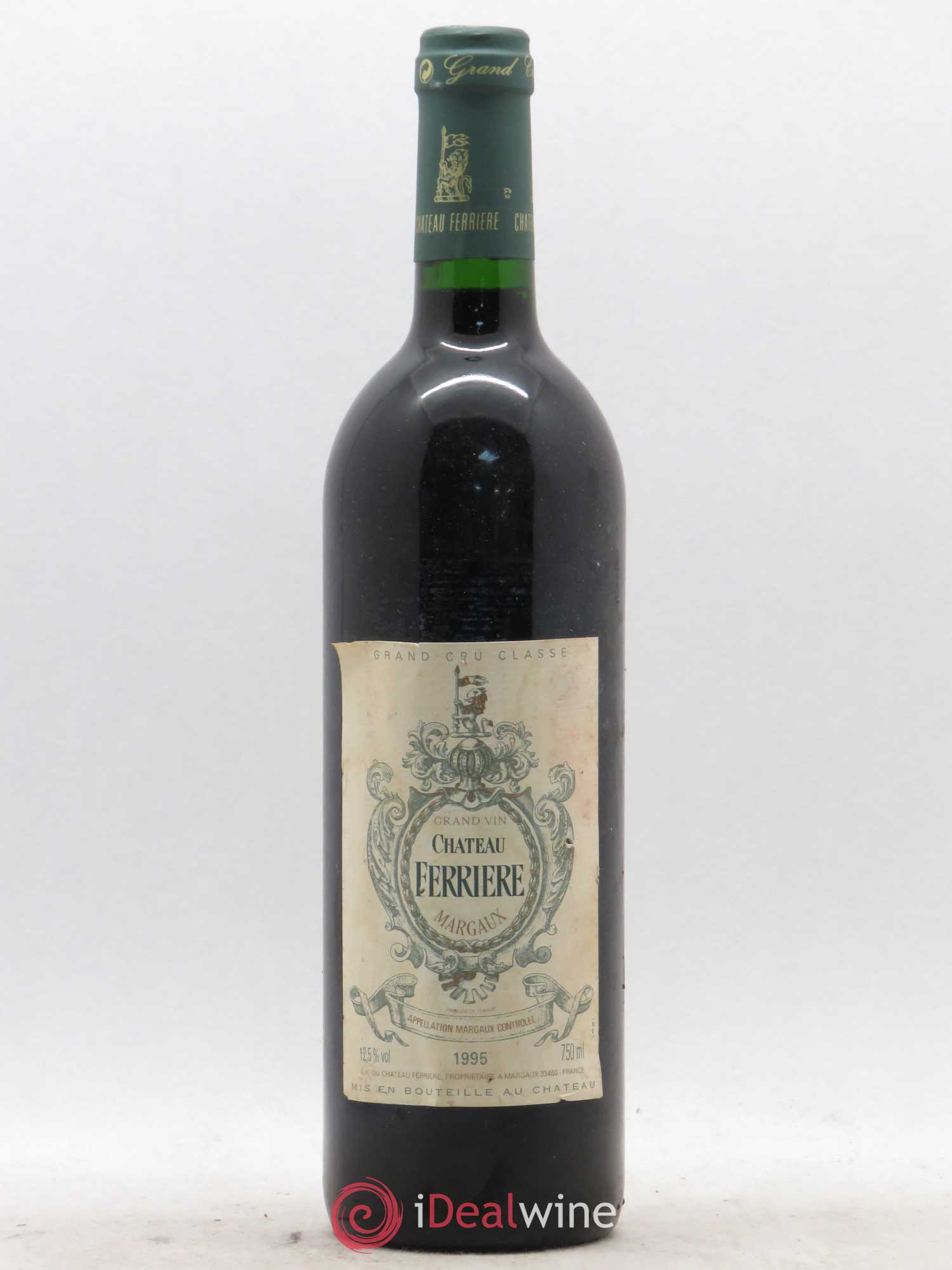 Château Ferrière 3ème Grand Cru Classé 1995 - Lot de 1 bouteille - 0