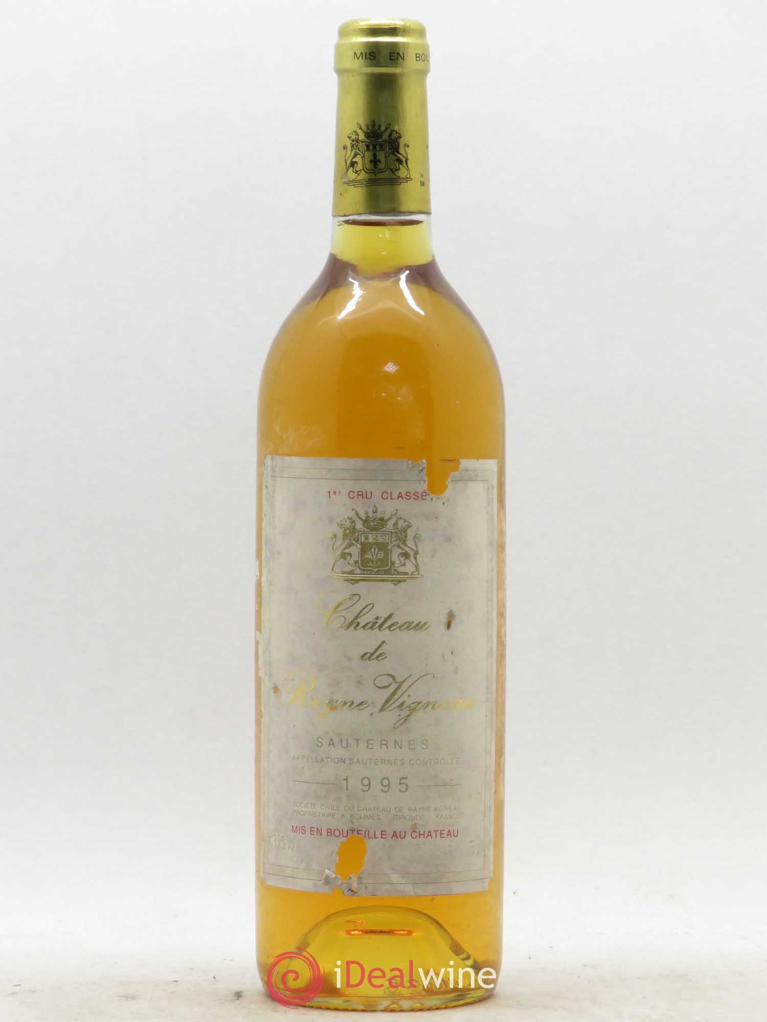 Château de Rayne Vigneau 1er Grand Cru Classé 1995 - Lotto di 1 bottiglia - 0