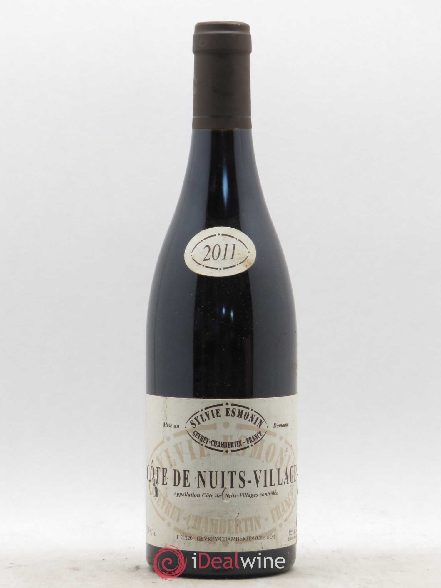 Côte de Nuits-Villages Domaine Sylvie Esmonin 2011 - Lot de 1 bouteille - 0