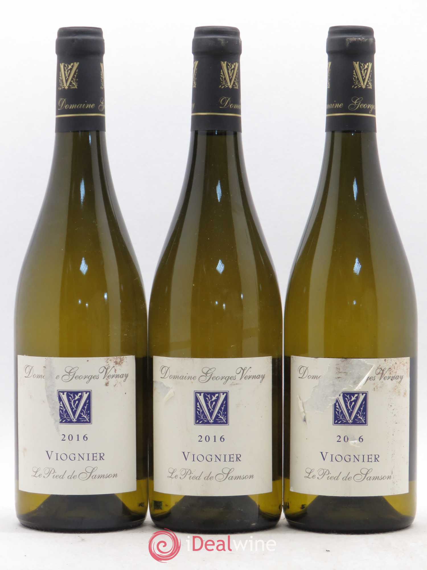 Collines Rhodaniennes Le Pied de Samson Georges Vernay 2016 - Lot de 5 bouteilles - 1