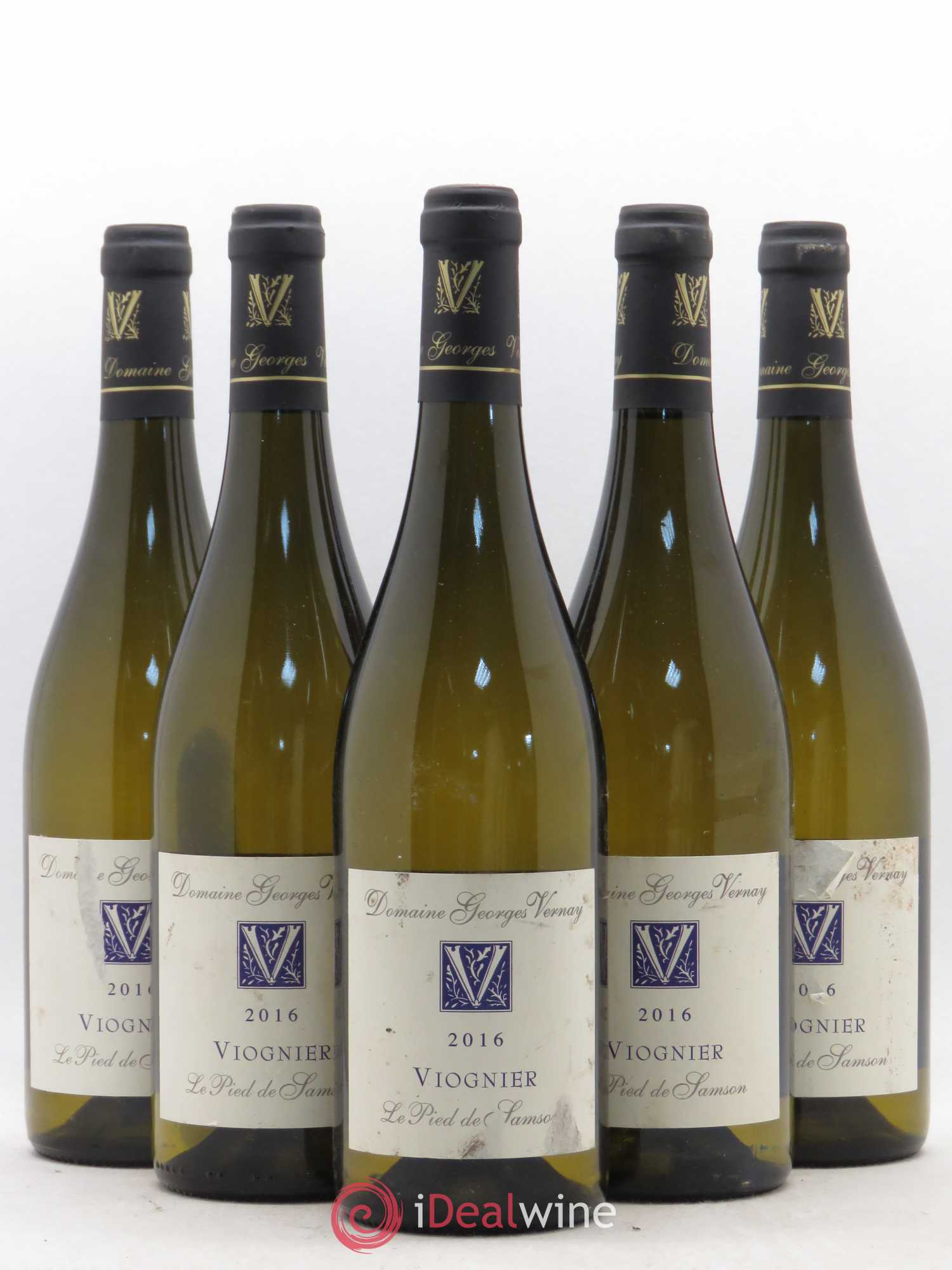 Collines Rhodaniennes Le Pied de Samson Georges Vernay 2016 - Lot de 5 bouteilles - 0