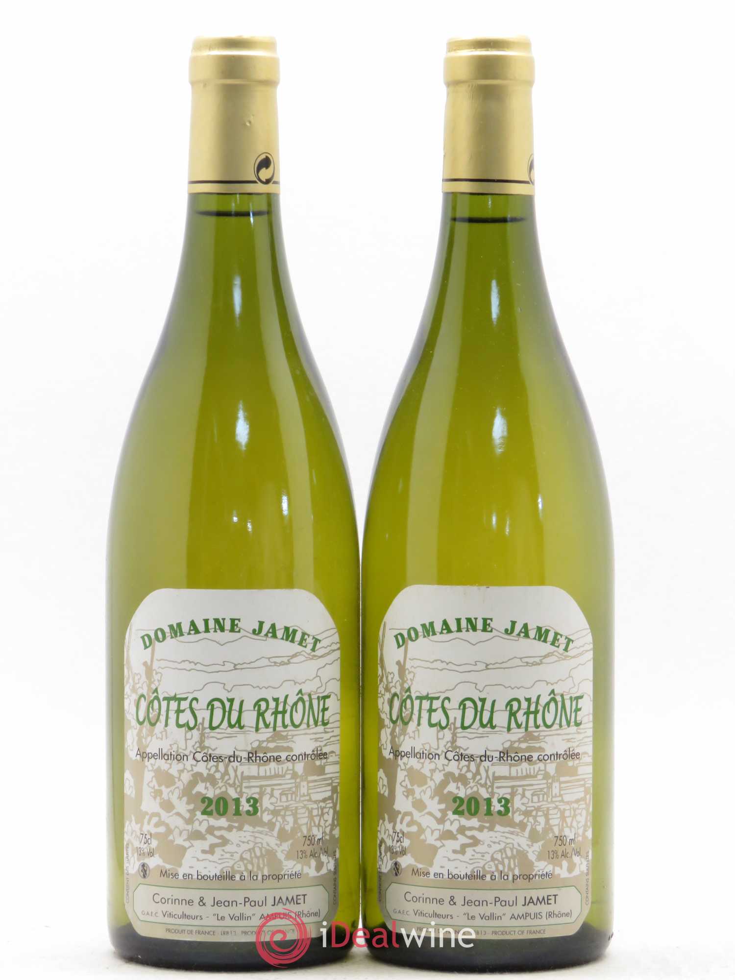 Côtes-du-Rhône Domaine Jamet 2013 - Lot de 2 bouteilles - 0