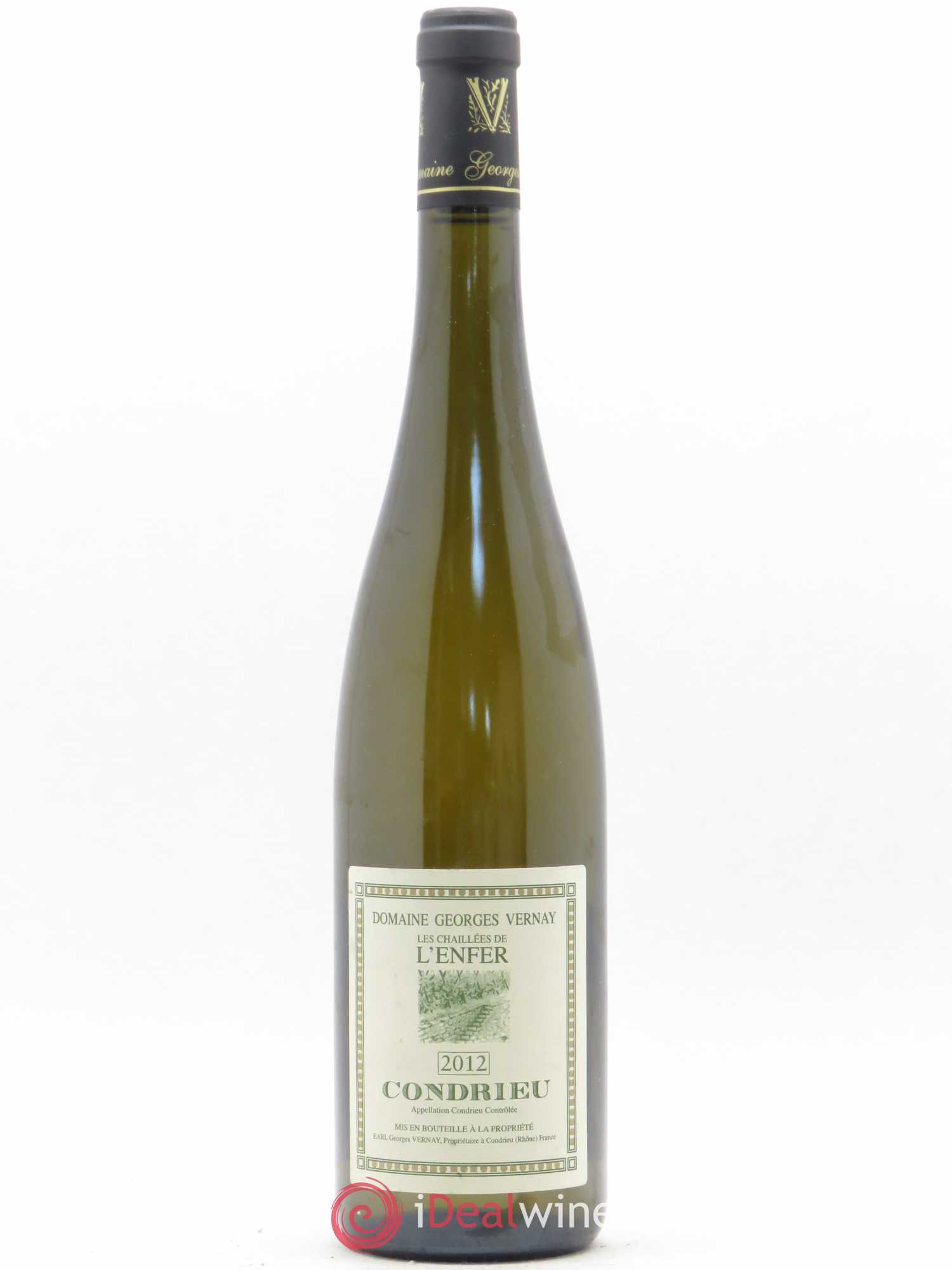 Condrieu Les Chaillées de l'Enfer Georges Vernay 2012 - Lot de 1 bouteille - 0