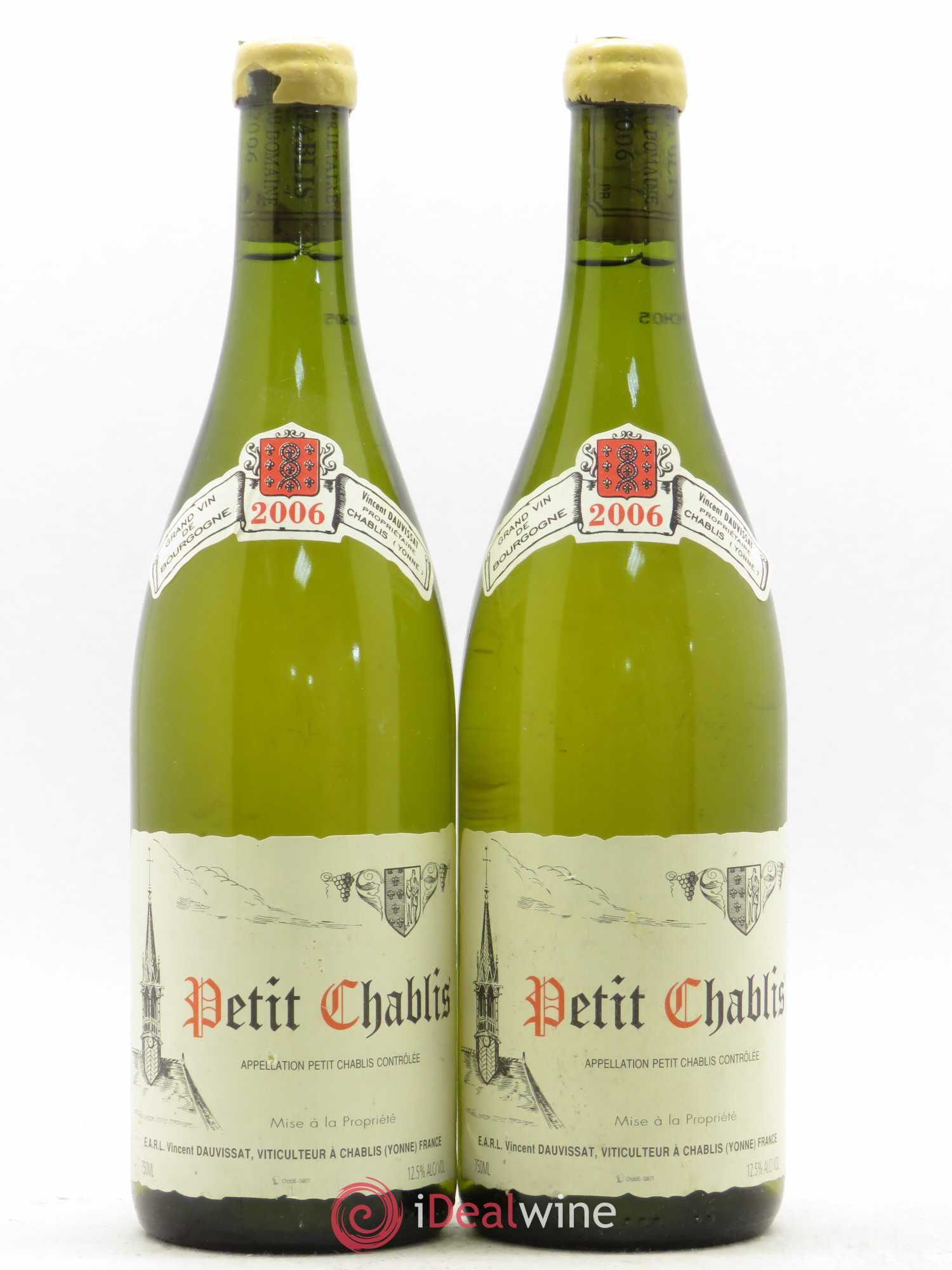 Petit Chablis Domaine Dauvissat 2006 - Posten von 2 Flaschen - 0
