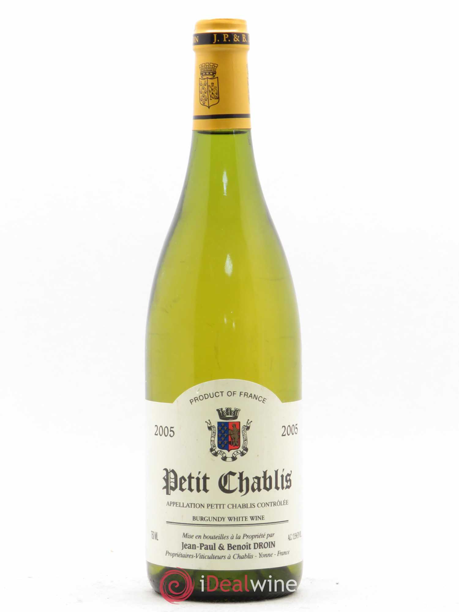 Petit Chablis Domaine Droin 2005 - Posten von 1 Flasche - 0