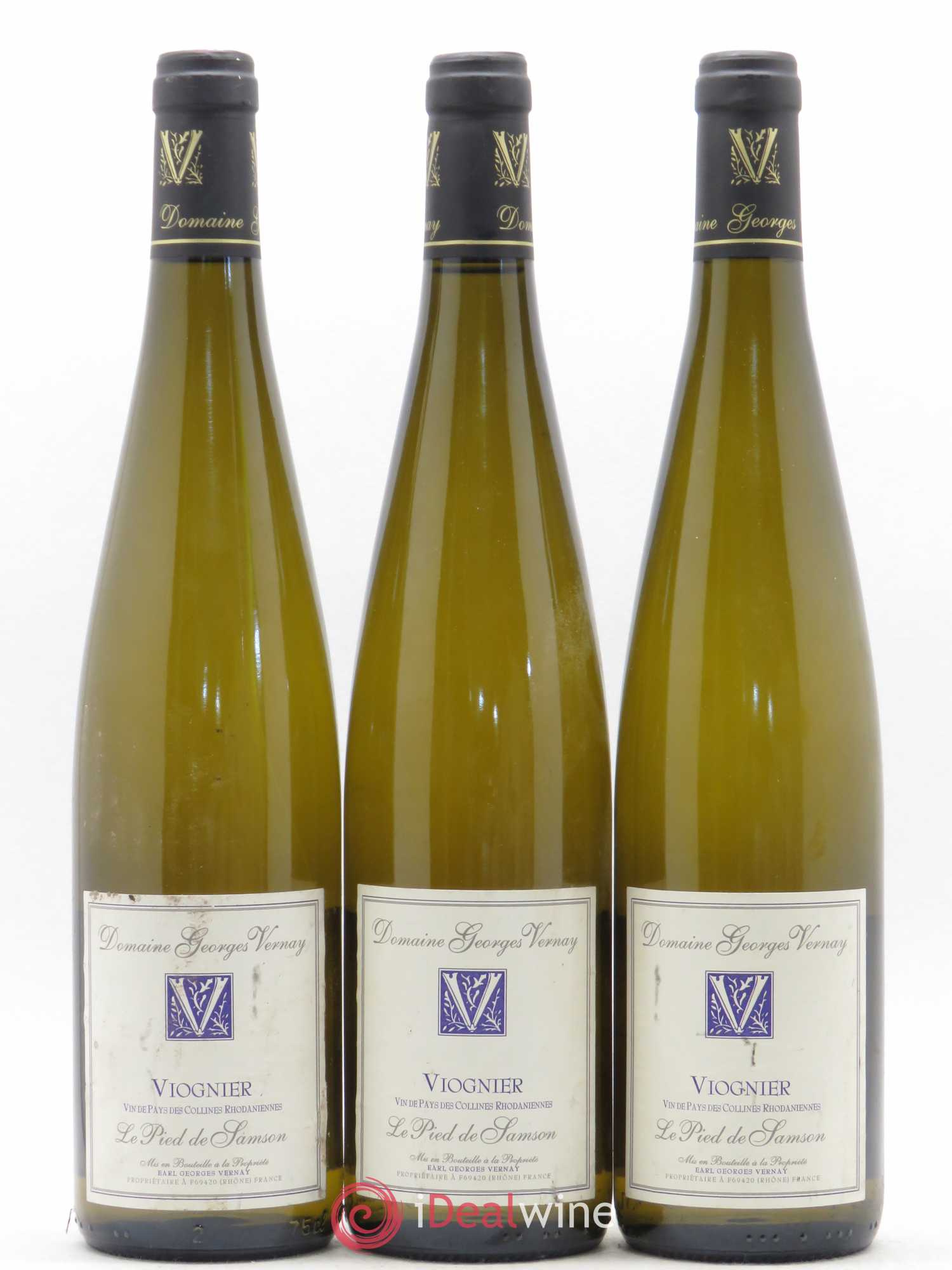 Collines Rhodaniennes Le Pied de Samson Georges Vernay 2012 - Lot de 5 bouteilles - 1