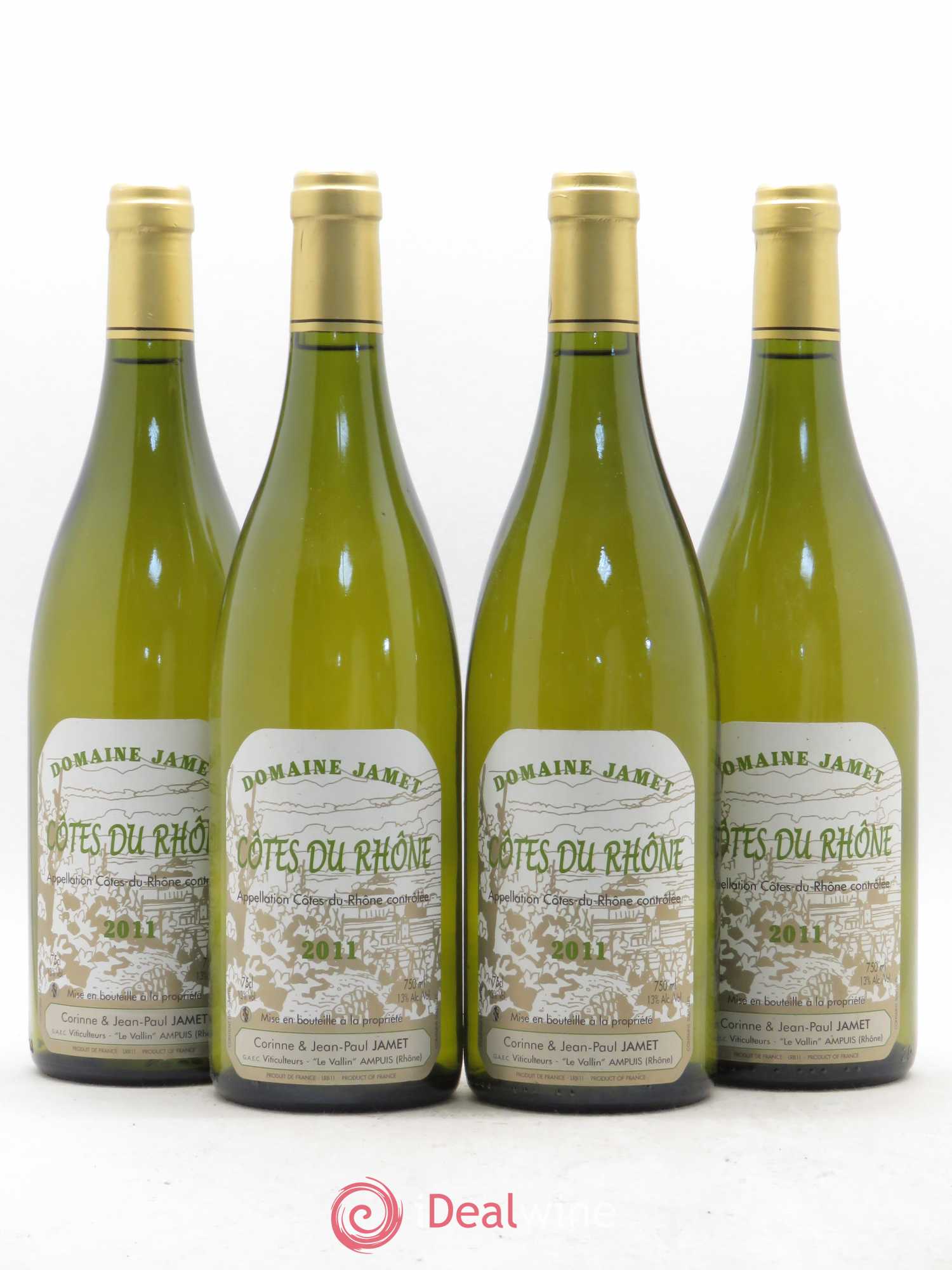 Côtes-du-Rhône Domaine Jamet 2011 - Lot de 4 bouteilles - 0