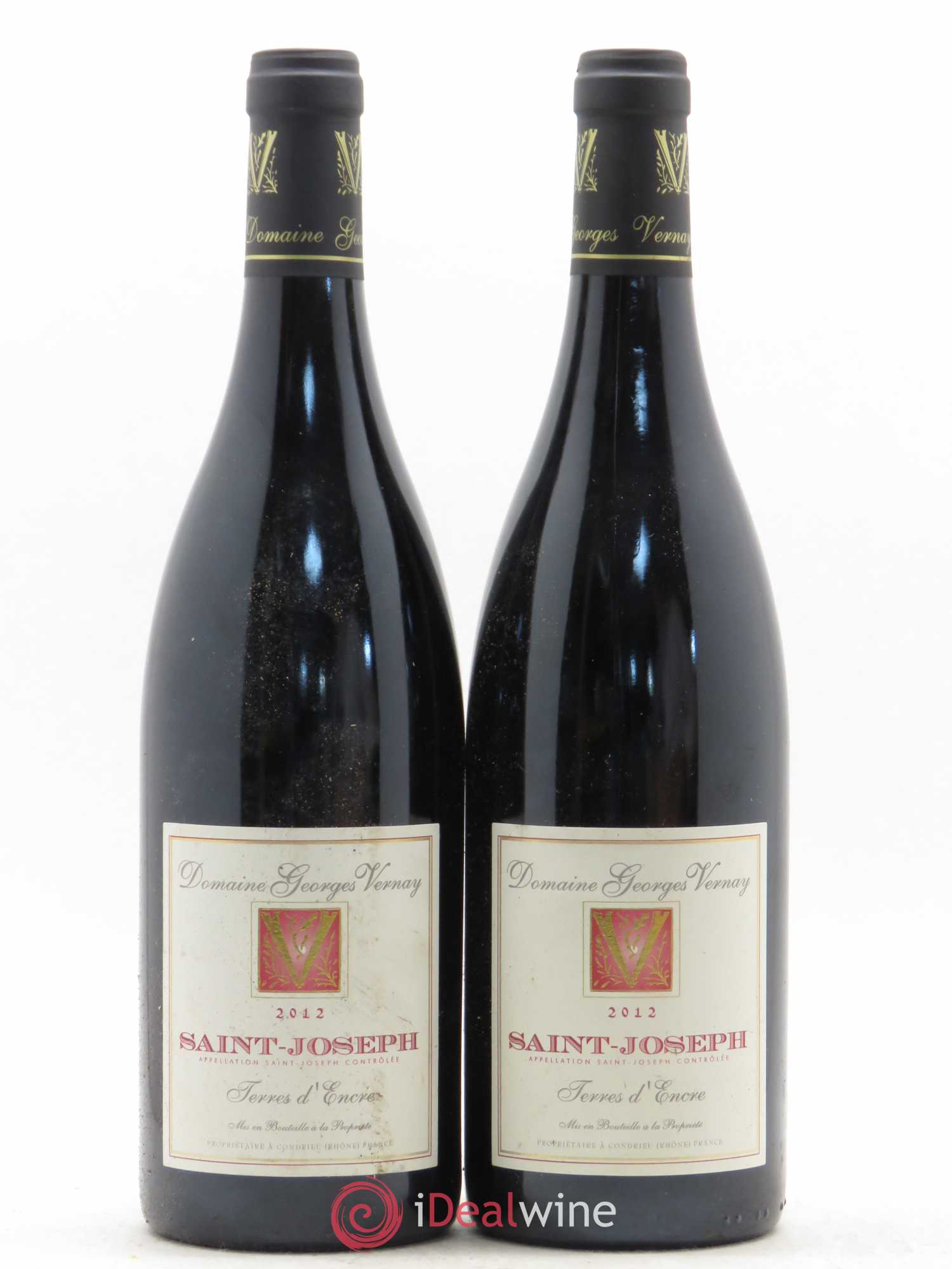 Saint-Joseph Terres d'Encre Georges Vernay 2012 - Lot de 5 bouteilles - 2