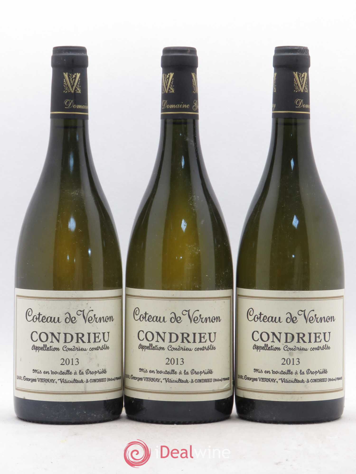 Condrieu Coteau de Vernon Georges Vernay 2013 - Lot de 3 bouteilles - 0