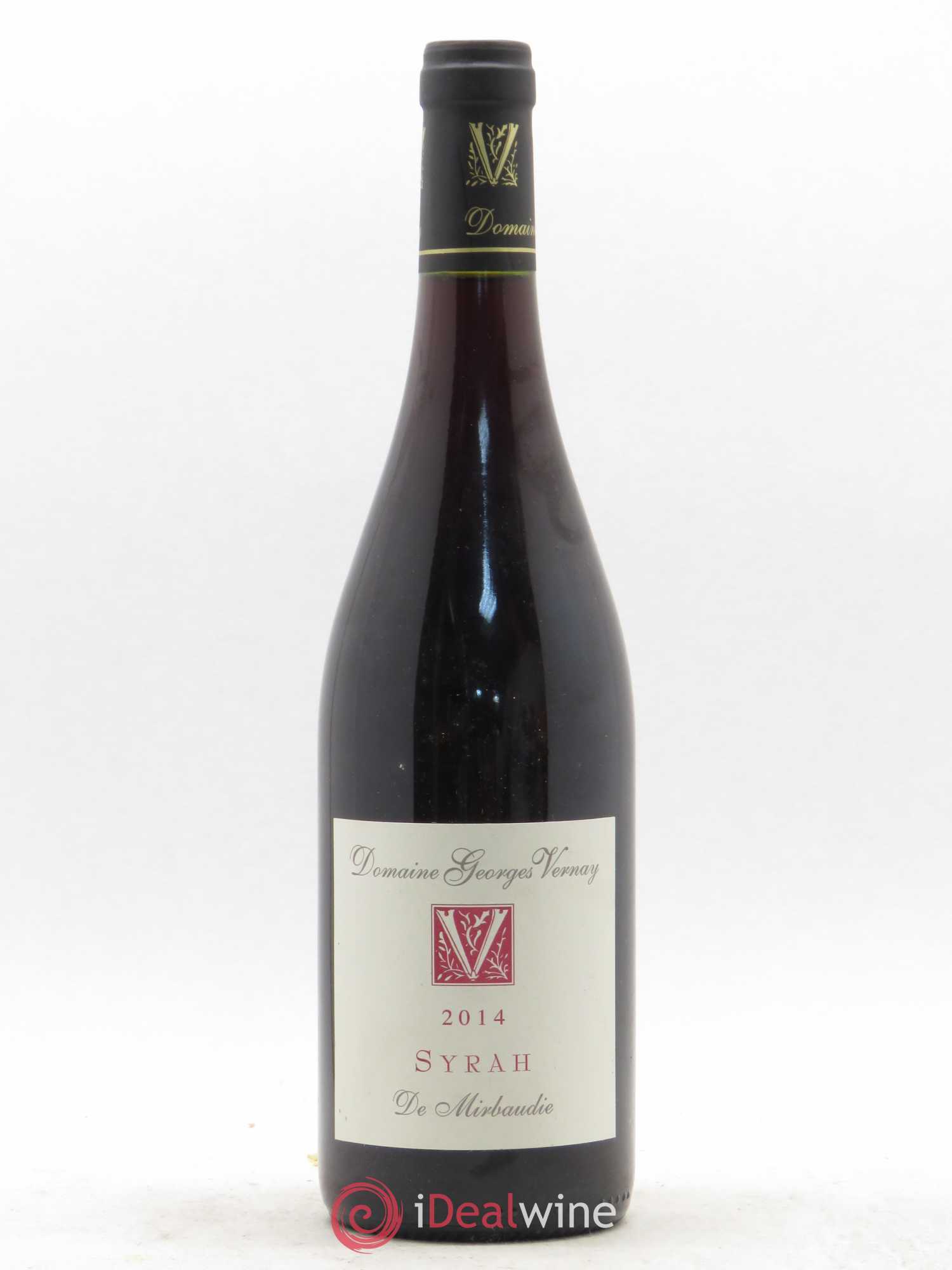 Rhône IGP Collines Rhodaniennes Syrah de Mirbaudie Domaine Georges Vernay 2014 - Posten von 1 Flasche - 0