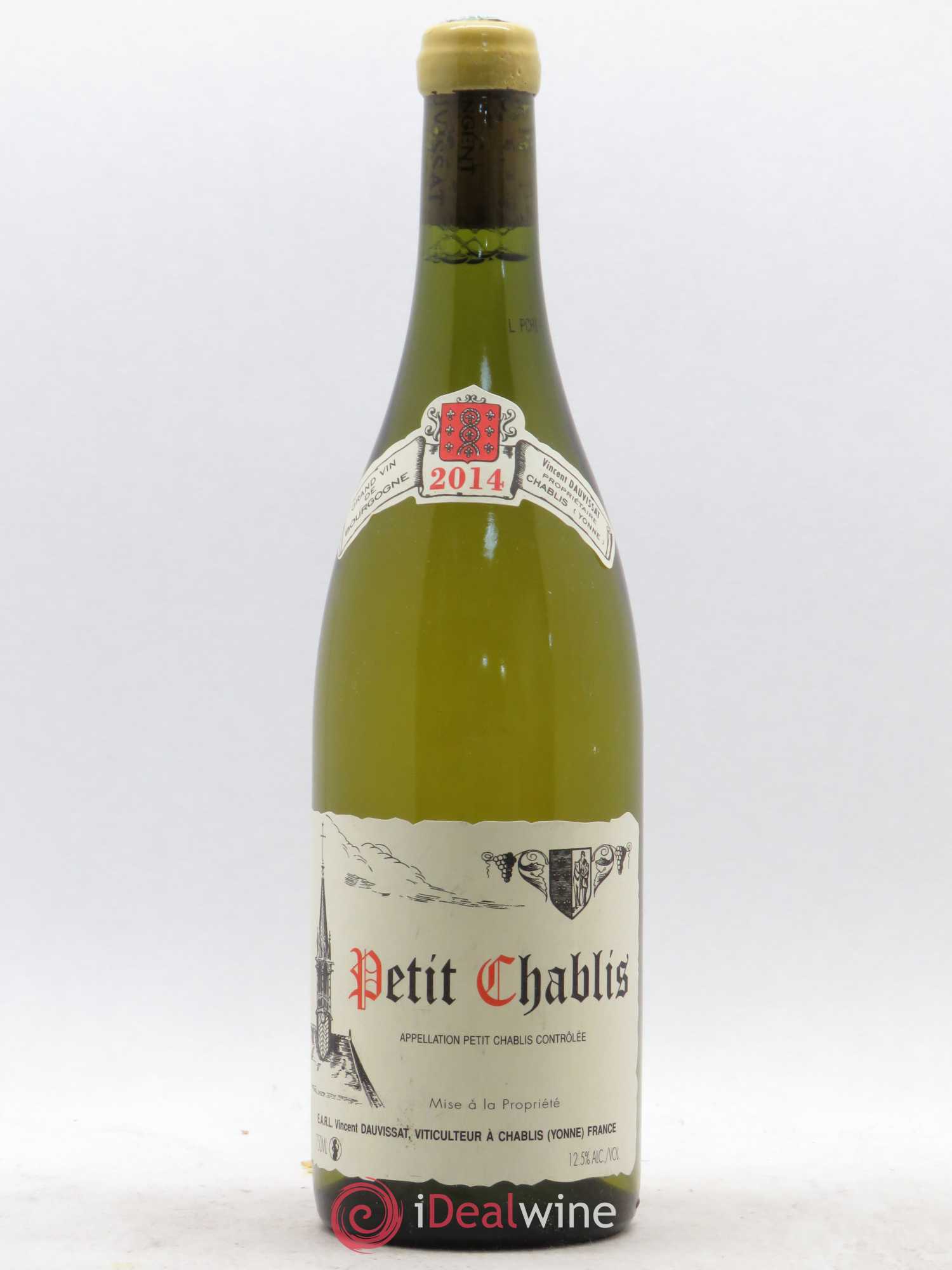 Petit Chablis René et Vincent Dauvissat 2014 - Posten von 1 Flasche - 0