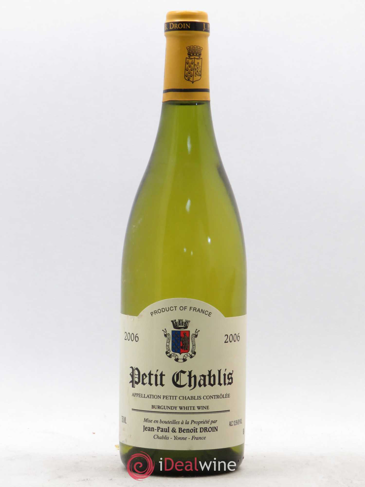 Petit Chablis Domaine Droin 2006 - Posten von 1 Flasche - 0