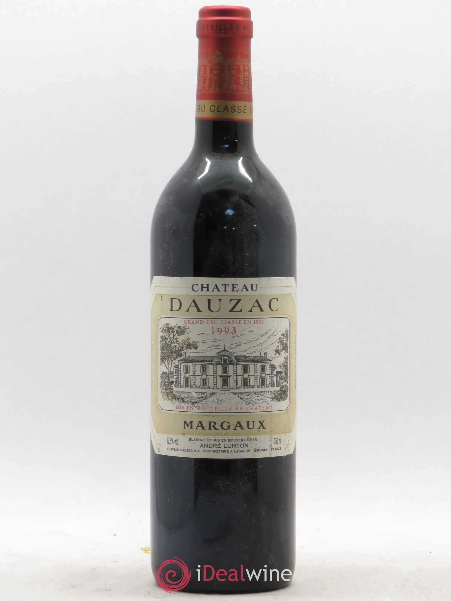 Château Dauzac 5ème Grand Cru Classé 1993 - Lot de 1 bouteille - 0