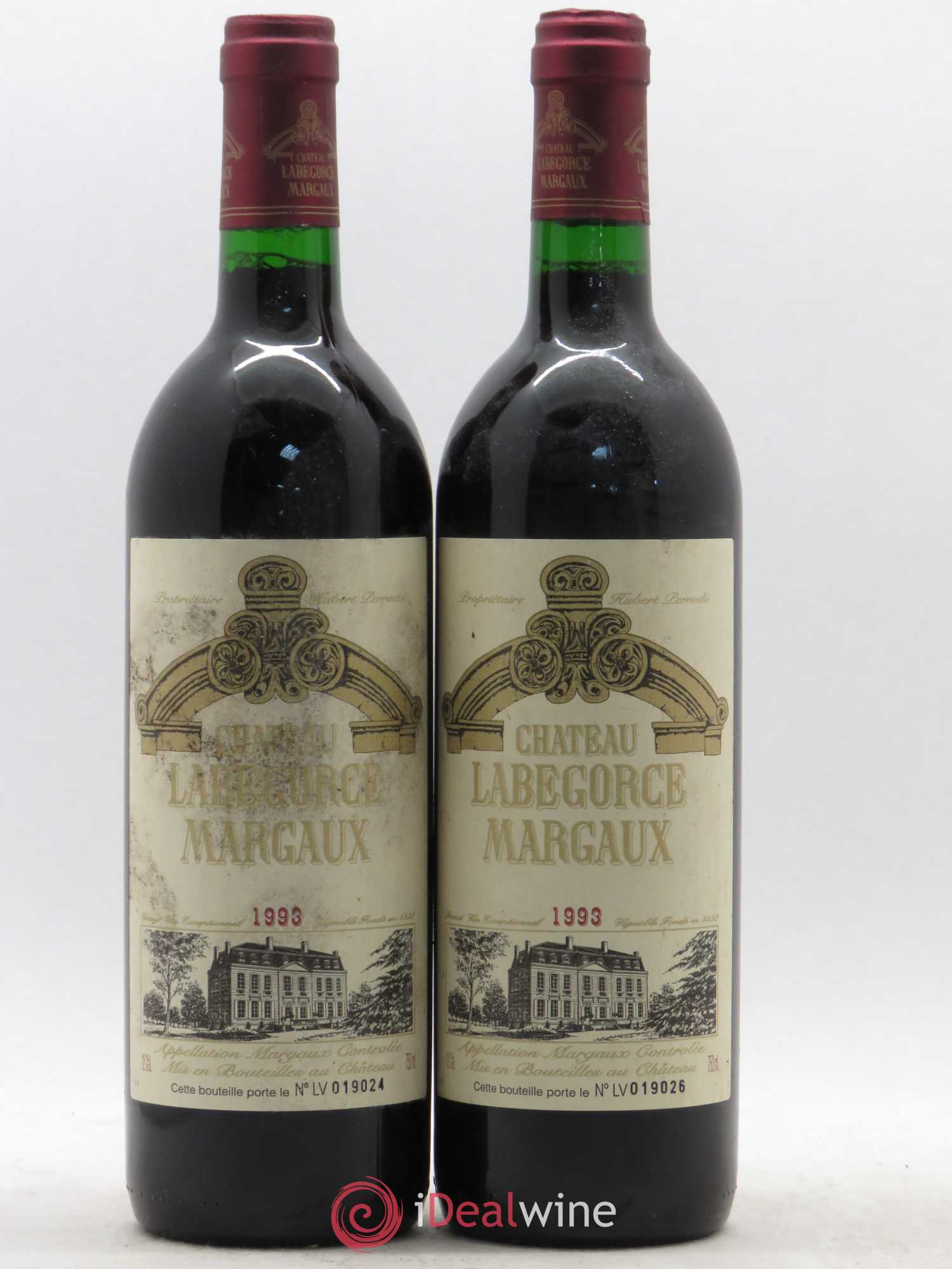 Château Labegorce Cru Bourgeois 1993 - Lot de 2 bouteilles - 0