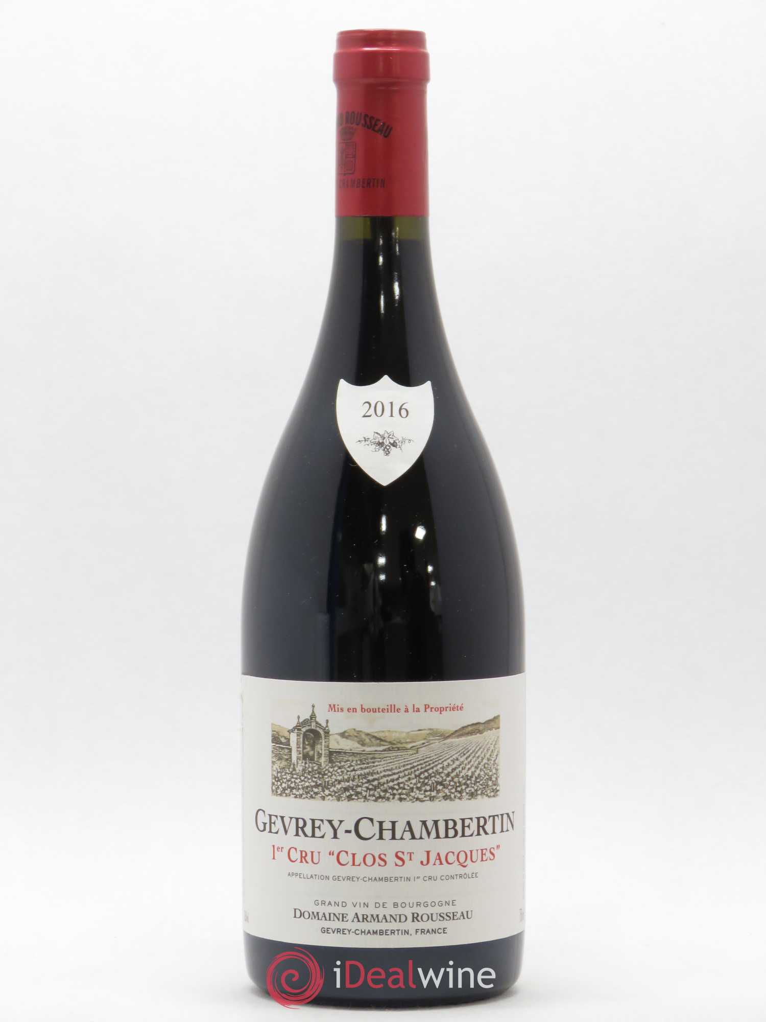 Gevrey-Chambertin 1er Cru Clos Saint-Jacques Armand Rousseau (Domaine) 2016 - Lot de 1 bouteille - 0