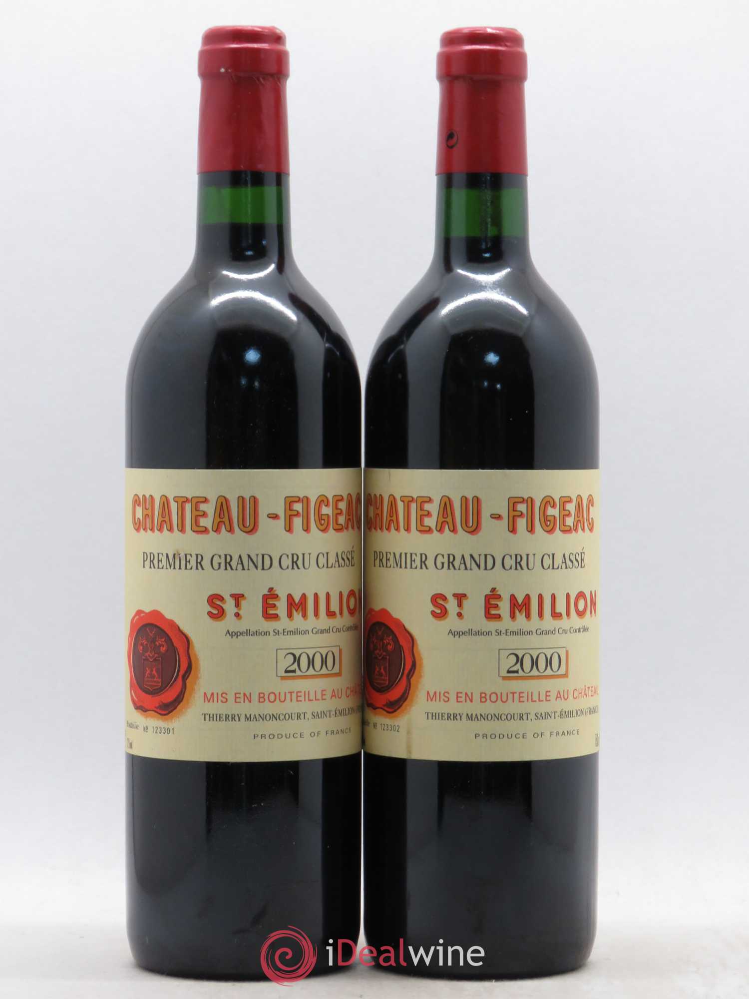 Château Figeac 1er Grand Cru Classé A 2000 - Lot de 5 bouteilles - 2