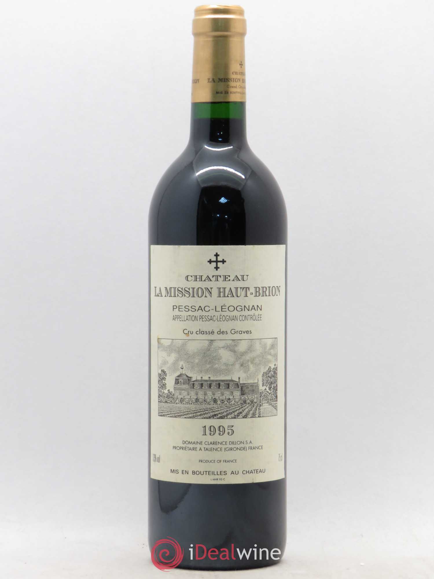 Château la Mission Haut-Brion Cru Classé de Graves 1995 - Lot de 1 bouteille - 0