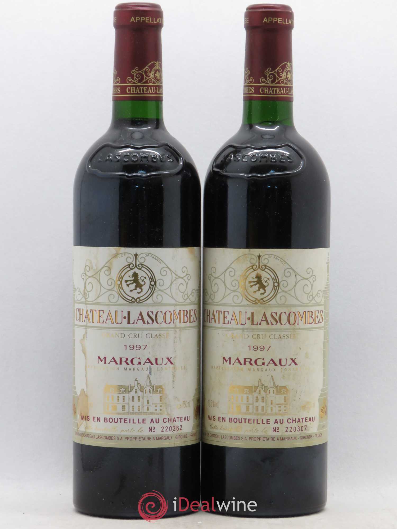 Château Lascombes 2ème Grand Cru Classé 1997 - Lot de 5 bouteilles - 2
