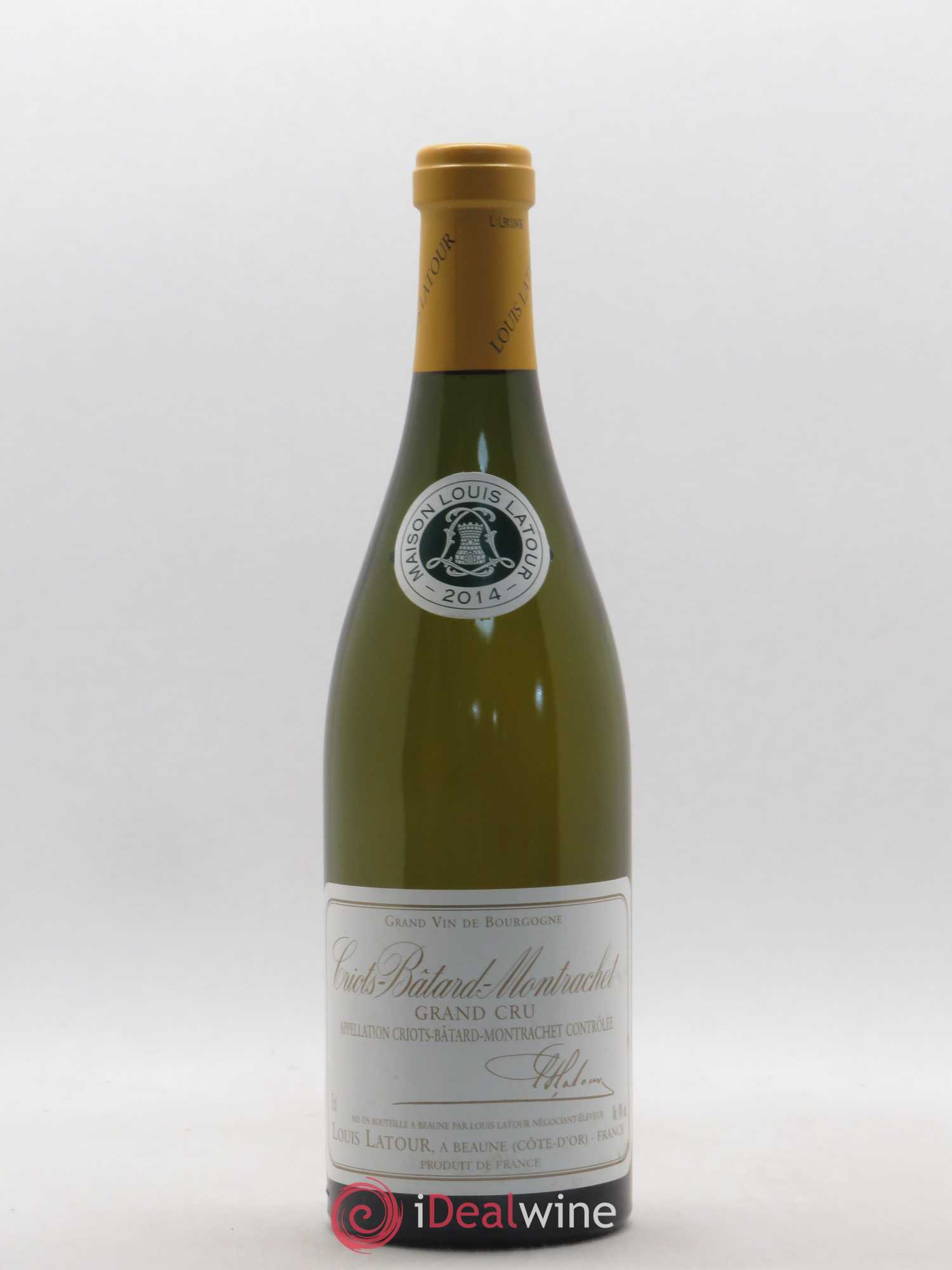 Criots-Bâtard-Montrachet Grand Cru Louis Latour 2014 - Lot de 1 bouteille - 0
