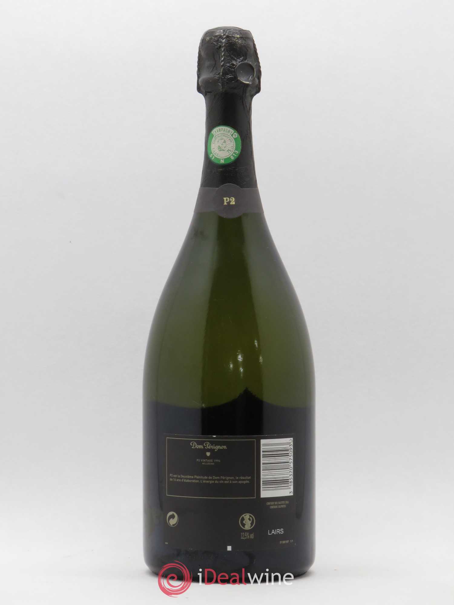 2eme Plénitude (P2) Dom Pérignon 1996 - Lot de 1 bouteille - 1
