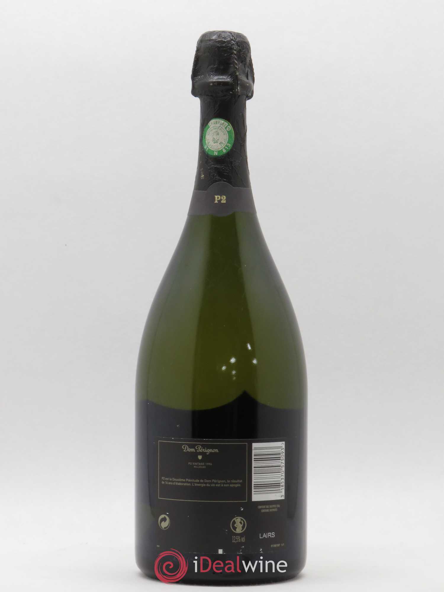 Champagne P2 Plénitude Brut Dom Pérignon 1996 - Posten von 1 Flasche - 1