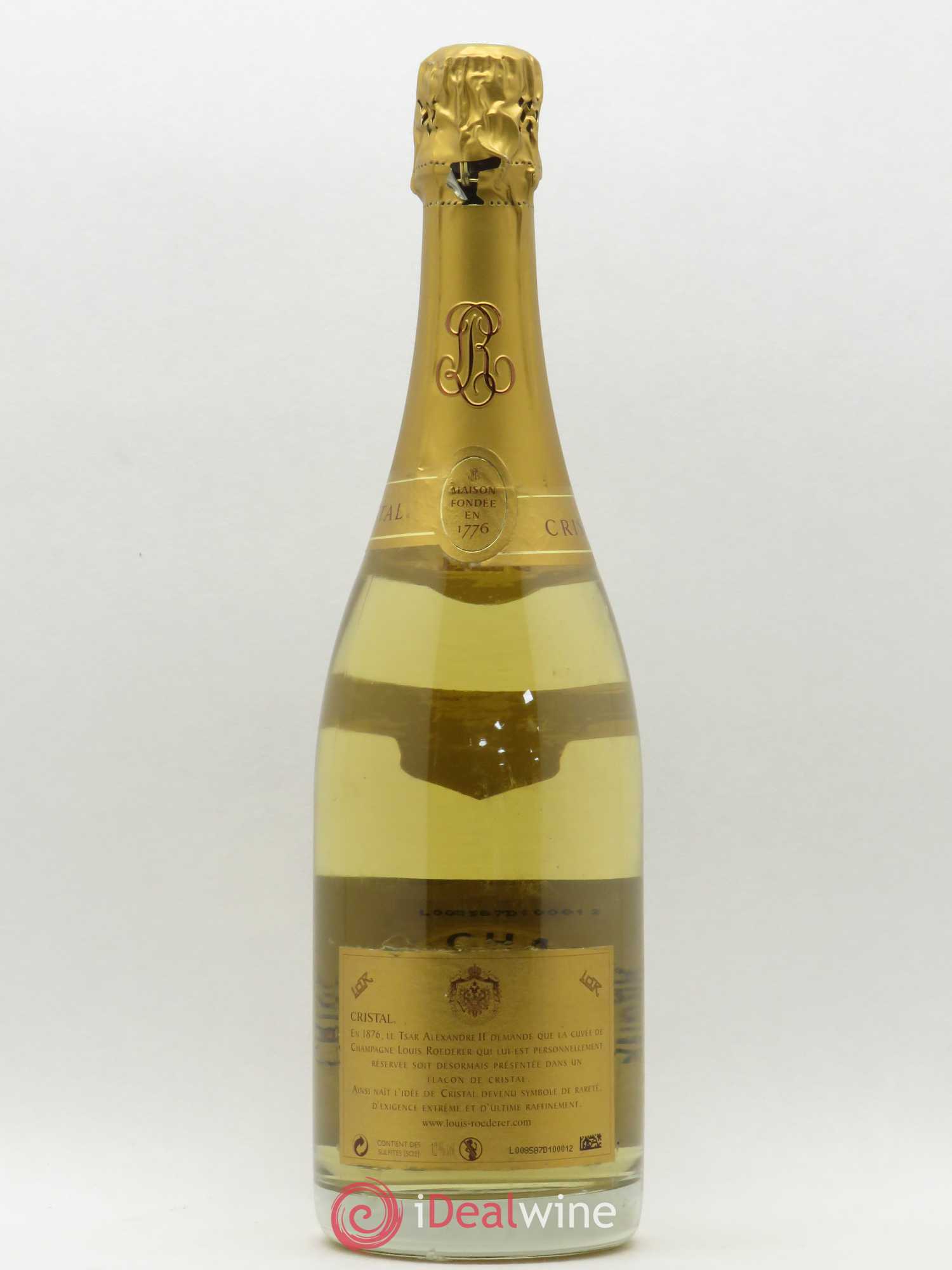 Cristal Louis Roederer 1997 - Lot de 1 bouteille - 1