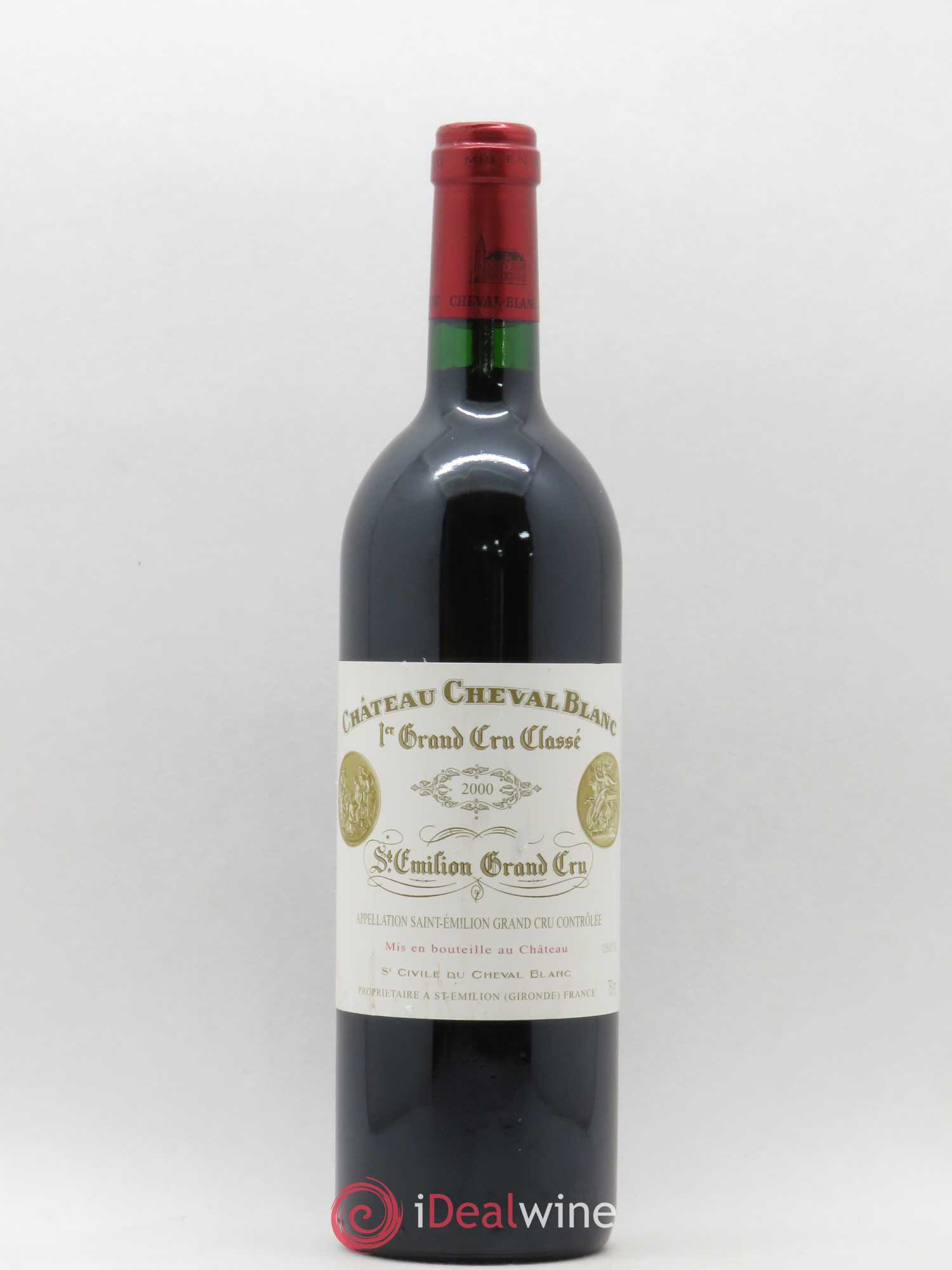 Château Cheval Blanc 1er Grand Cru Classé A 2000 - Lot de 1 bouteille - 0