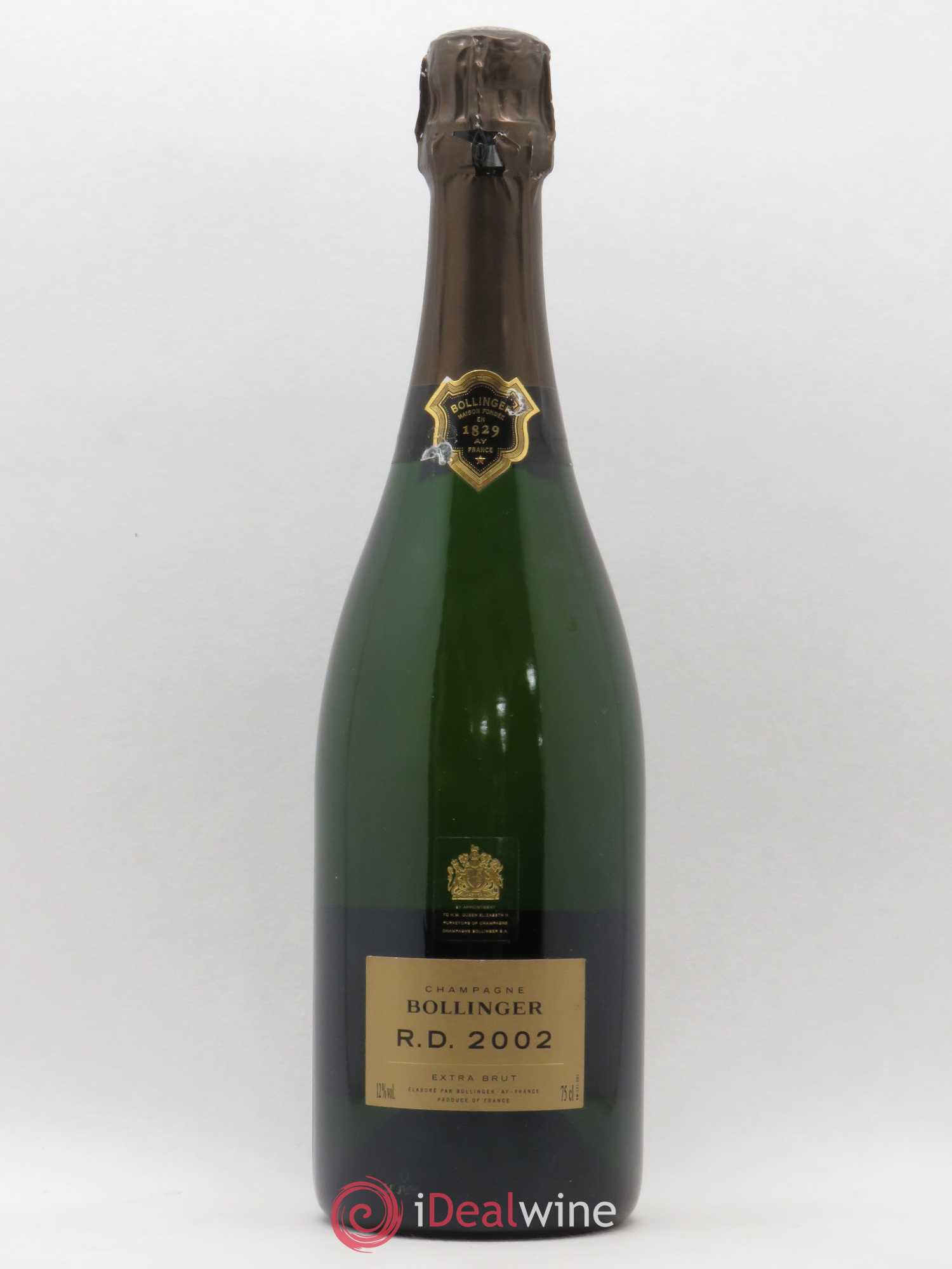 R.D. Extra-Brut Bollinger 2002 - Lot de 1 bouteille - 0