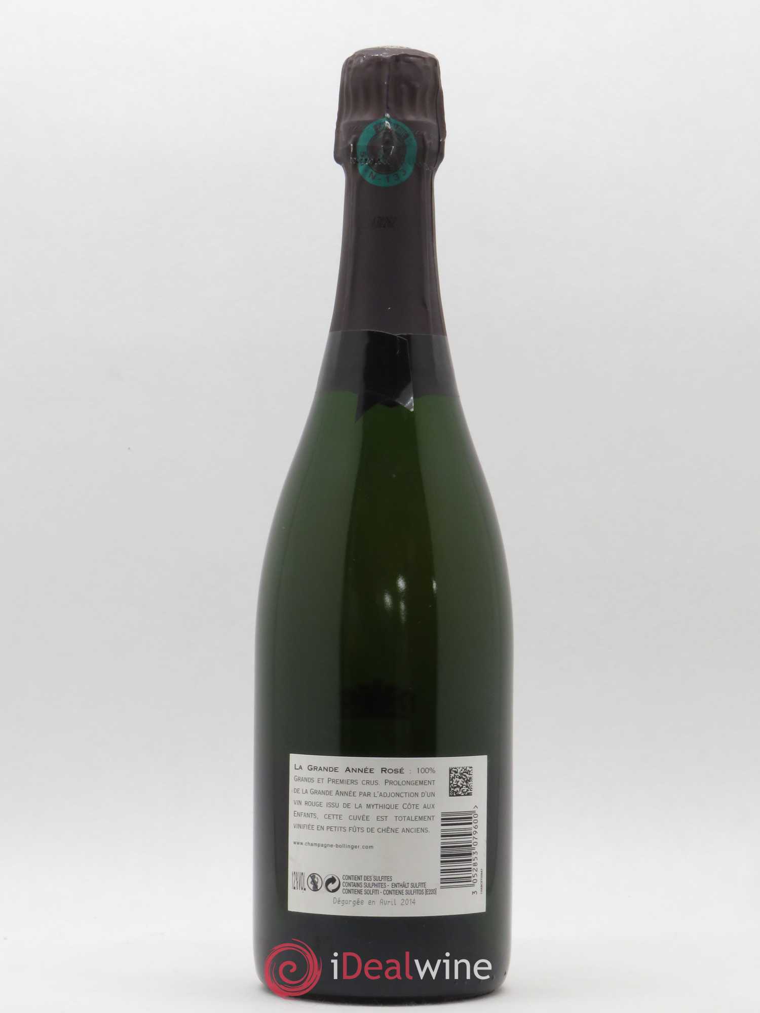 Grande Année Brut Bollinger 2004 - Lot de 1 bouteille - 1
