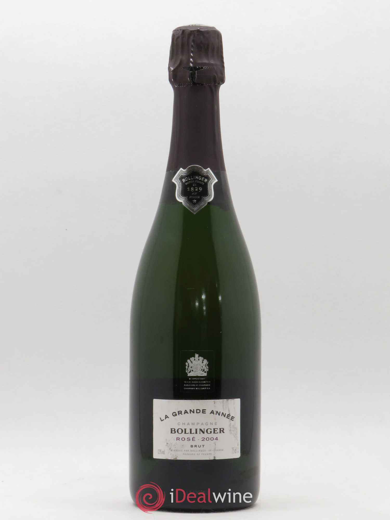 Grande Année Brut Bollinger 2004 - Lot de 1 bouteille - 0