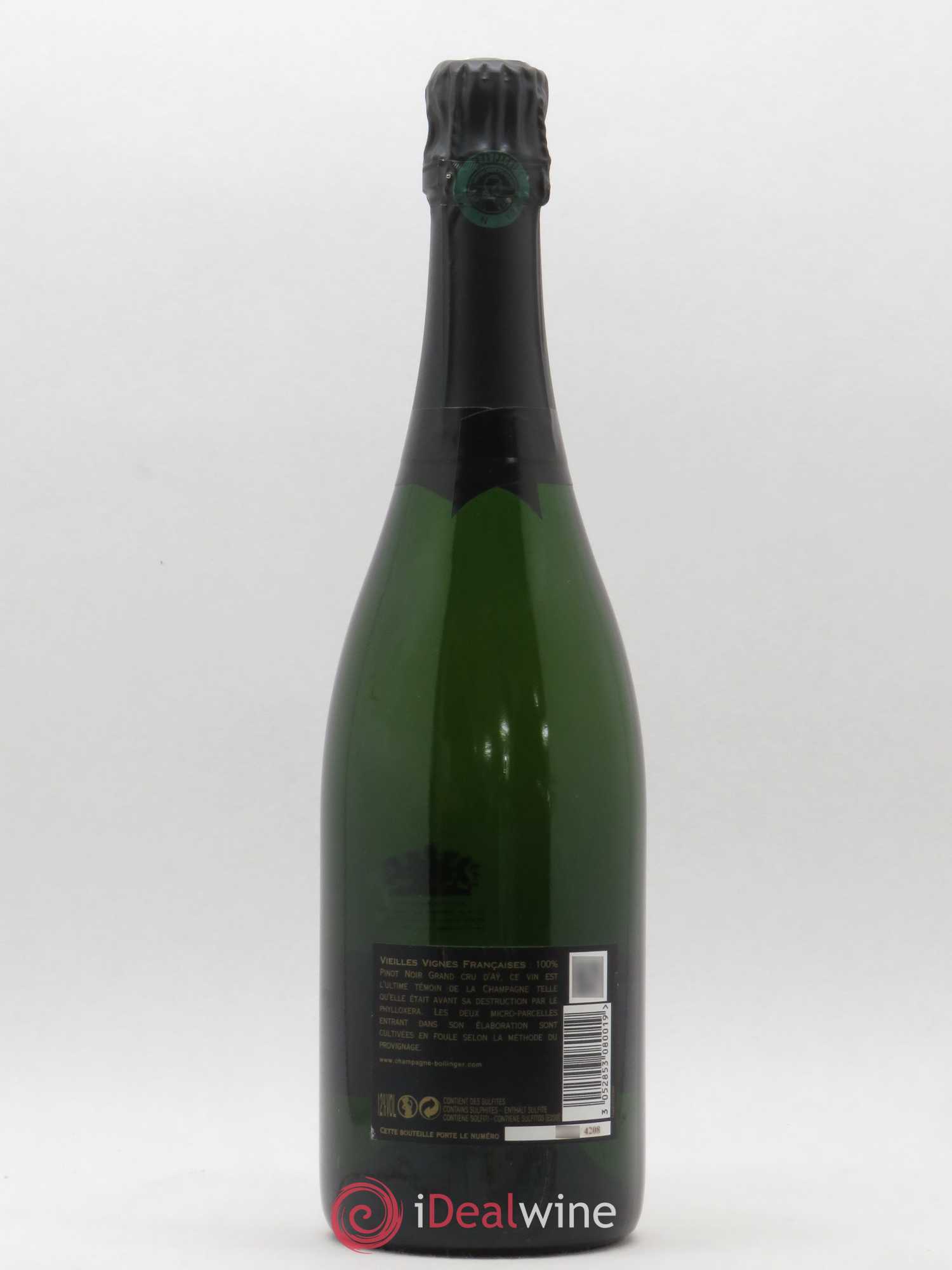 Brut Vieilles Vignes Françaises Bollinger 2004 - Lot de 1 bouteille - 1