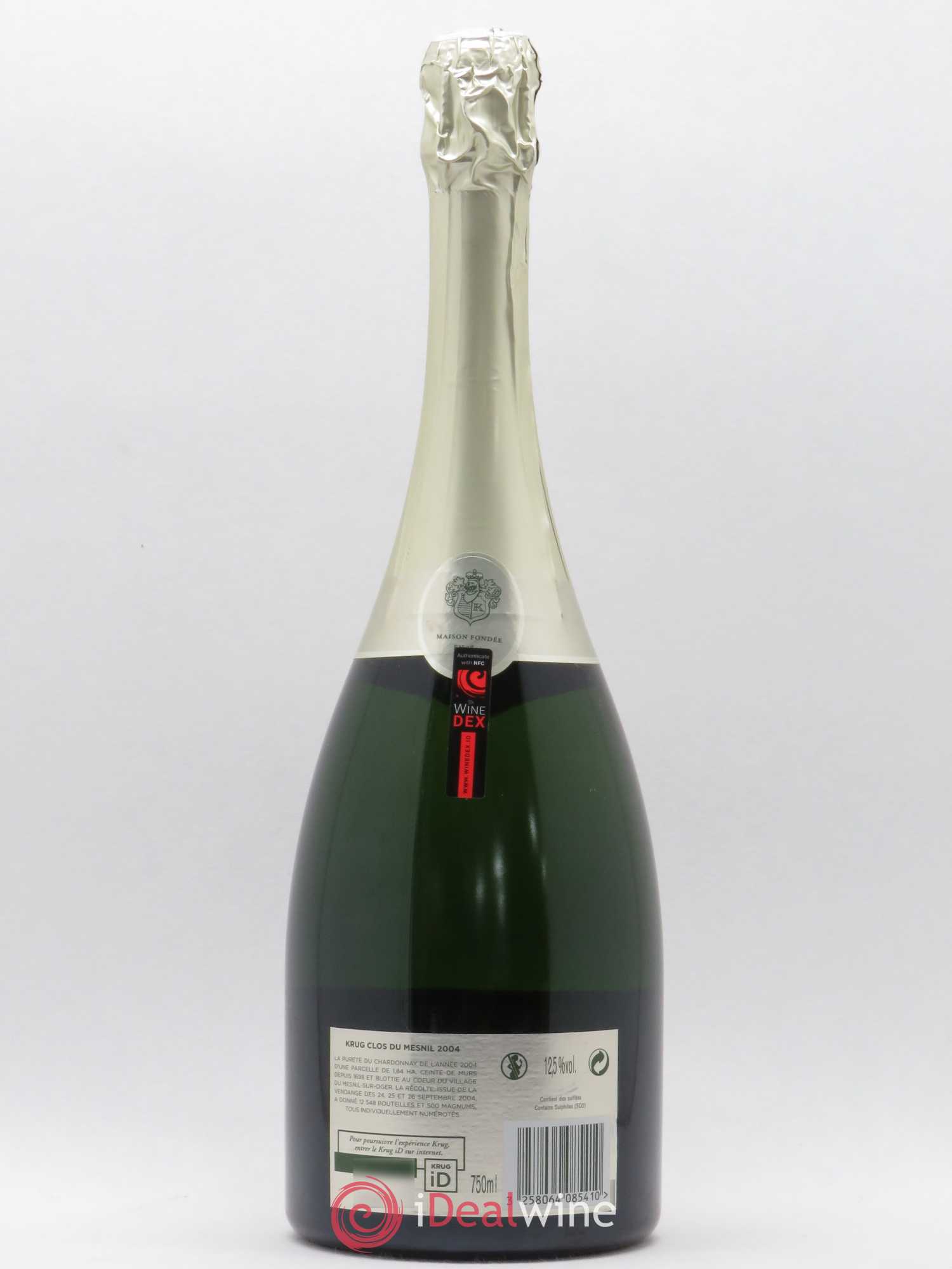 Clos du Mesnil Krug 2004 - Lot de 1 bouteille - 1